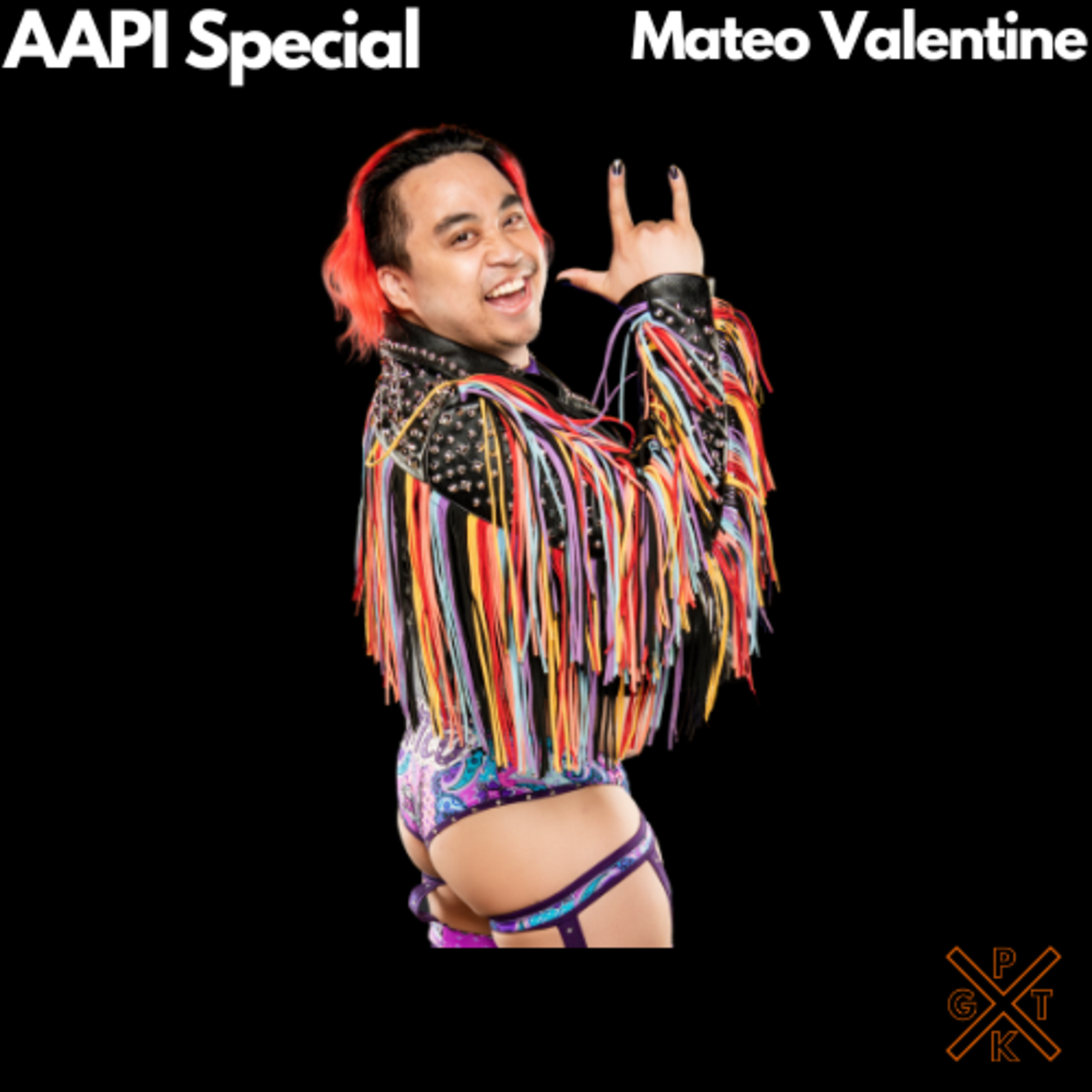 The Fat Femme Asian Sensation struts in the podcast: An Interview with Mateo Valentine episode artwork