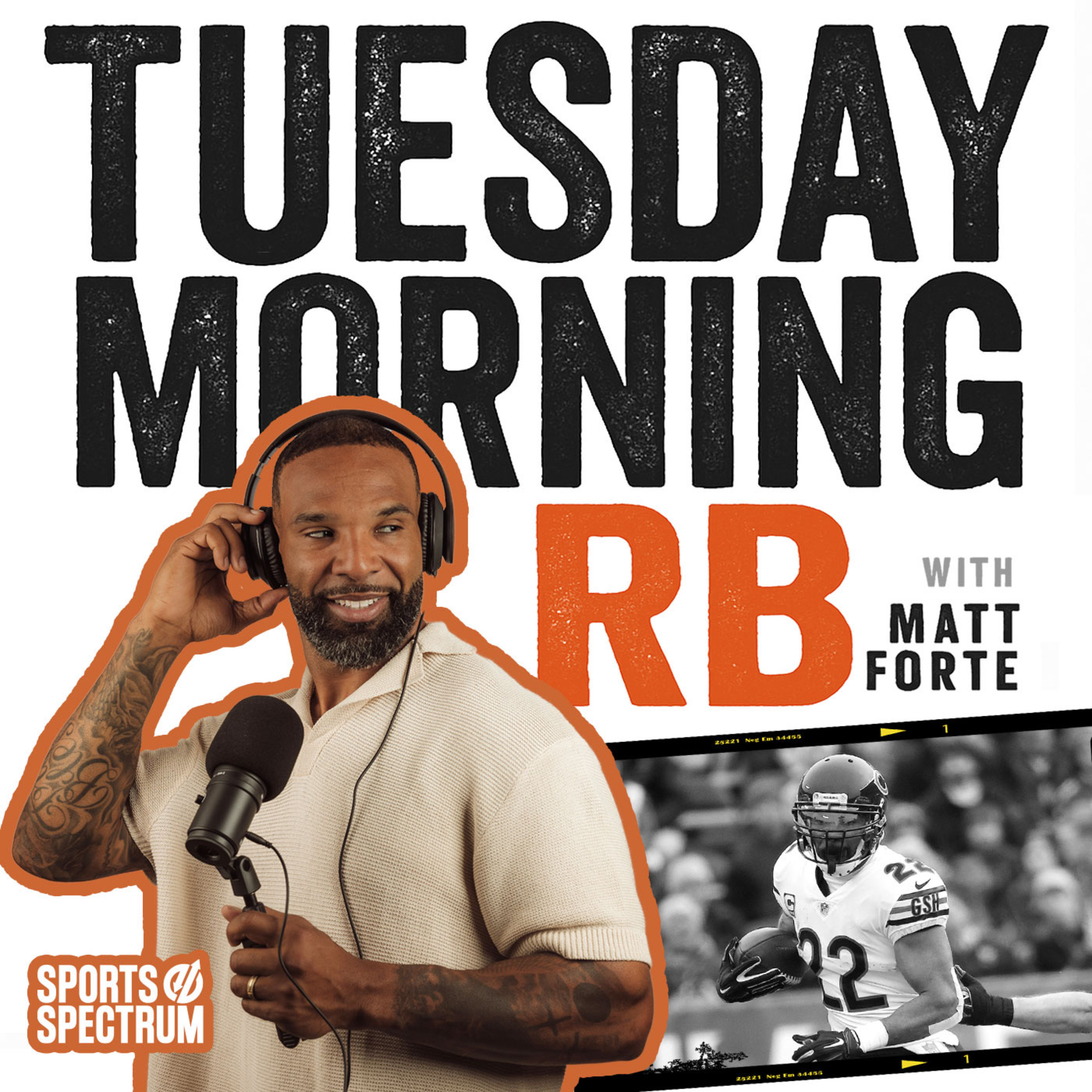 TUESDAY MORNING RB - Matt Forte on the Bears win, the Giants QB situation and trusting in God