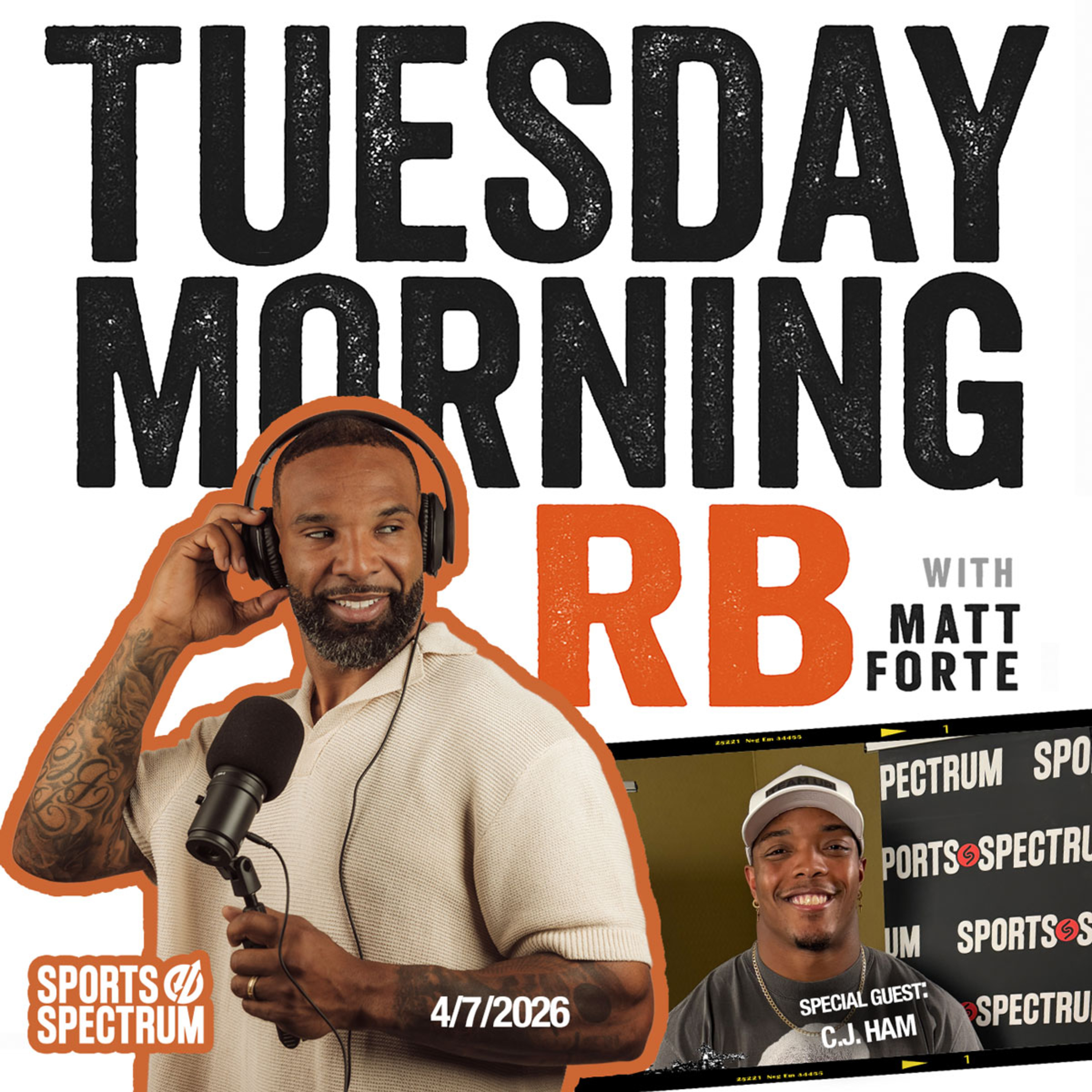 TUESDAY MORNING RB - Matt addresses the Jaden Ivey story. Plus Vikings legend C.J. Ham joins us to talk about his NFL retirement
