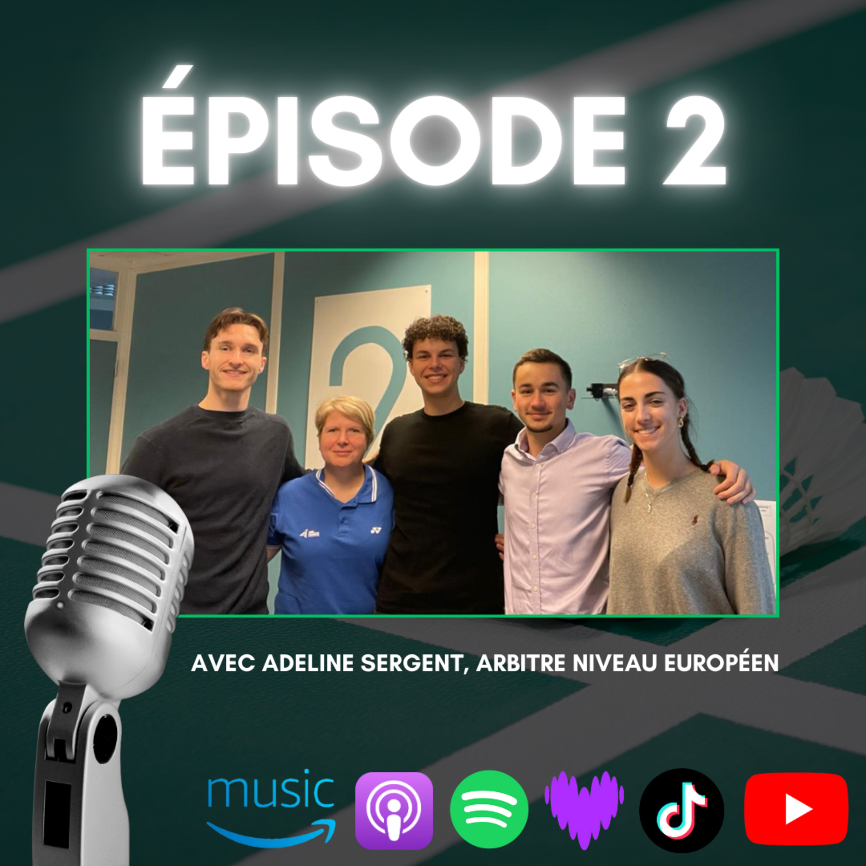 Jouer avec les règles du badminton avec Adeline Sergent, arbitre européenne episode artwork