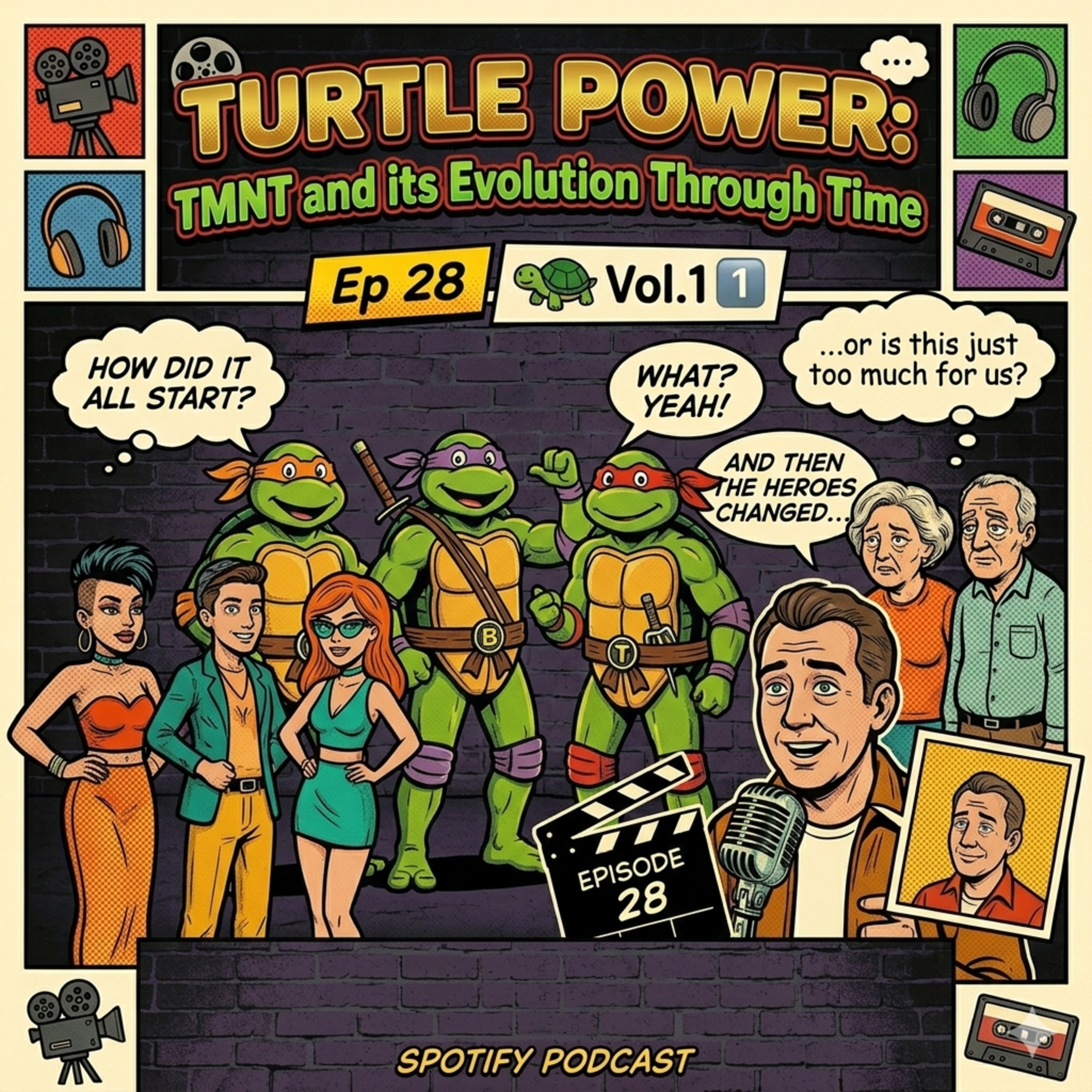 Turtle Power: TMNT and its Evolution Through Time 🐢 Vol.1️⃣ episode artwork