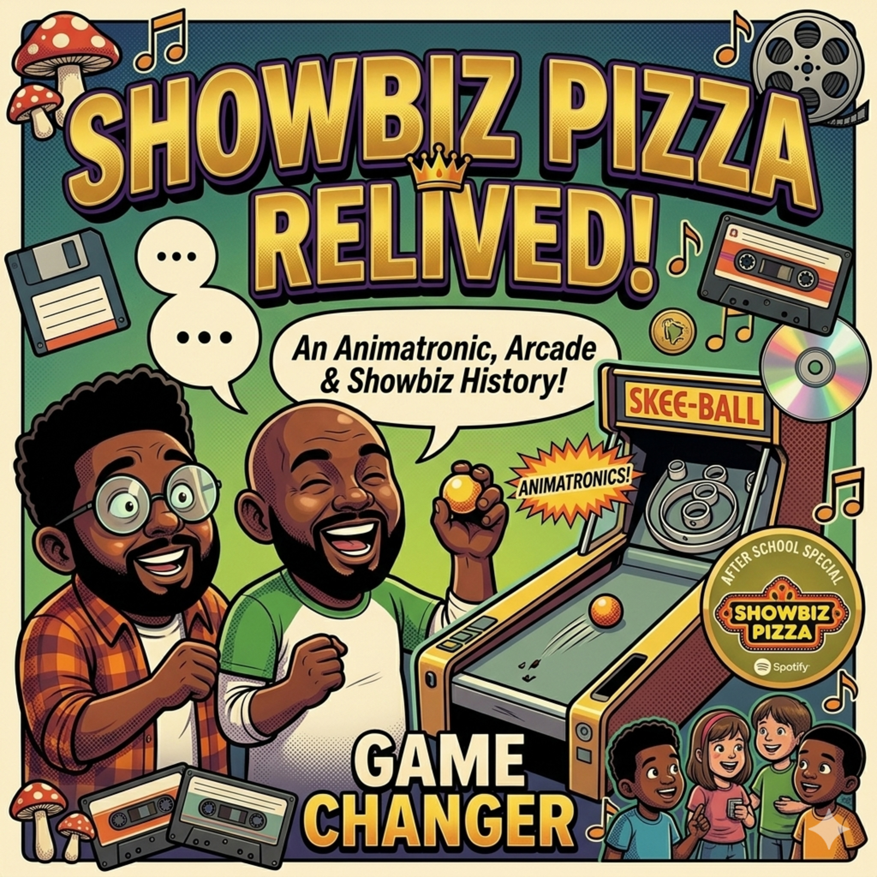 Reliving Showbiz Pizza: From Arcade Games to Animatronics and the Chuck E Cheese Evolution🍕 episode artwork