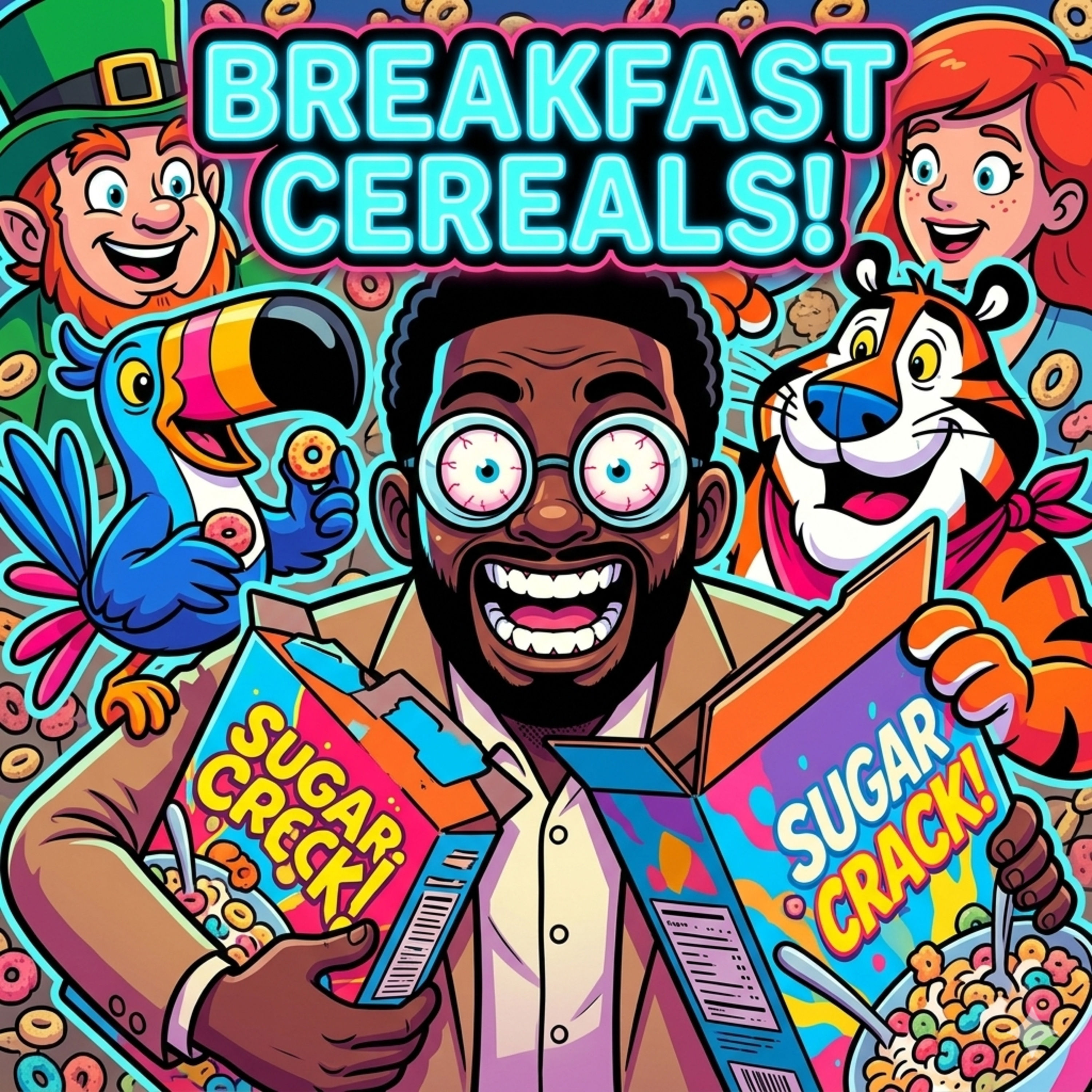Retro Rewind ⏪ Breakfast Cereals 🥣- Staffman's on Sugar crack!🤪 episode artwork