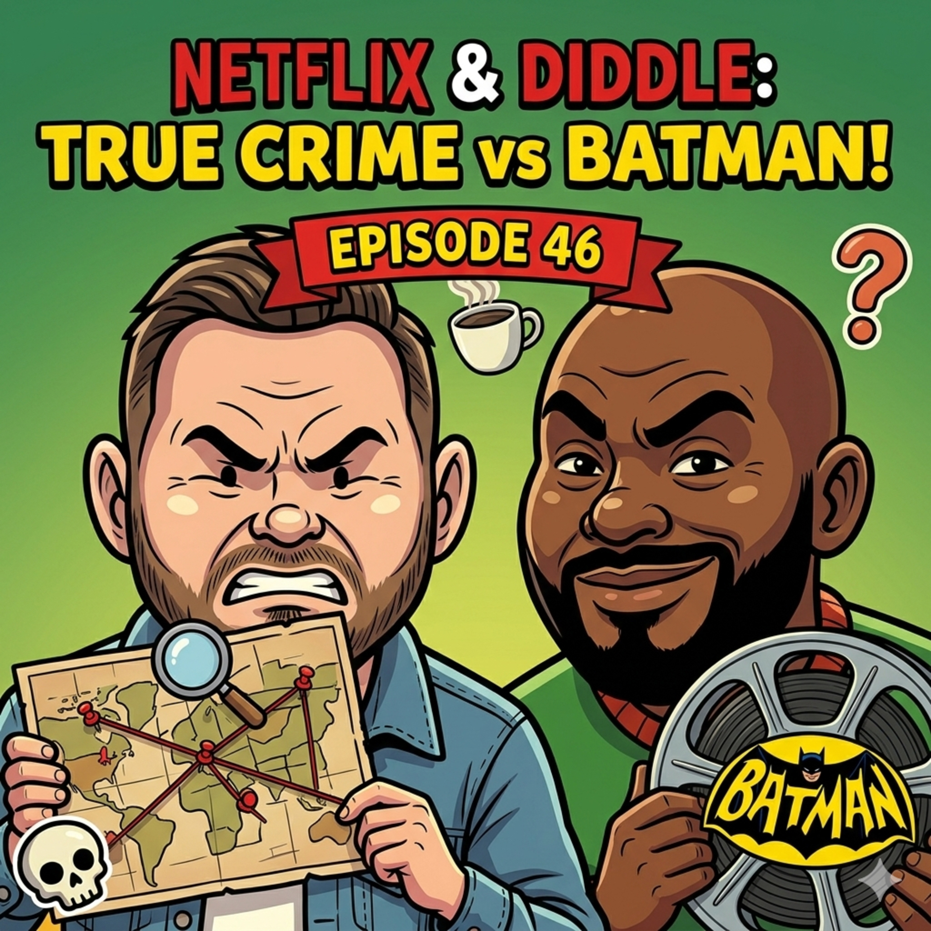 Netflix📺 and Diddle🍆: True Crime Documentaries and Batman 🦇 episode artwork