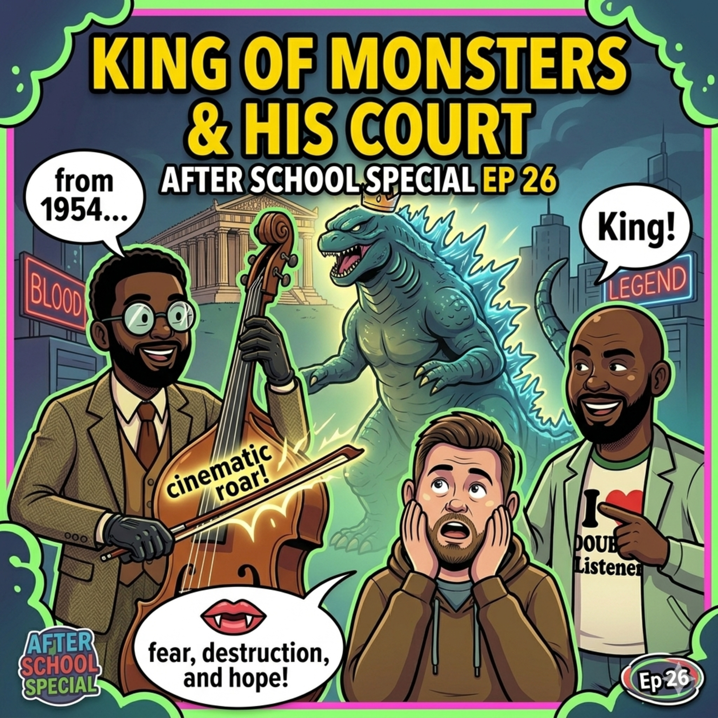 Godzilla: Unveiling the King👑 of Monsters and his Court🦖 episode artwork