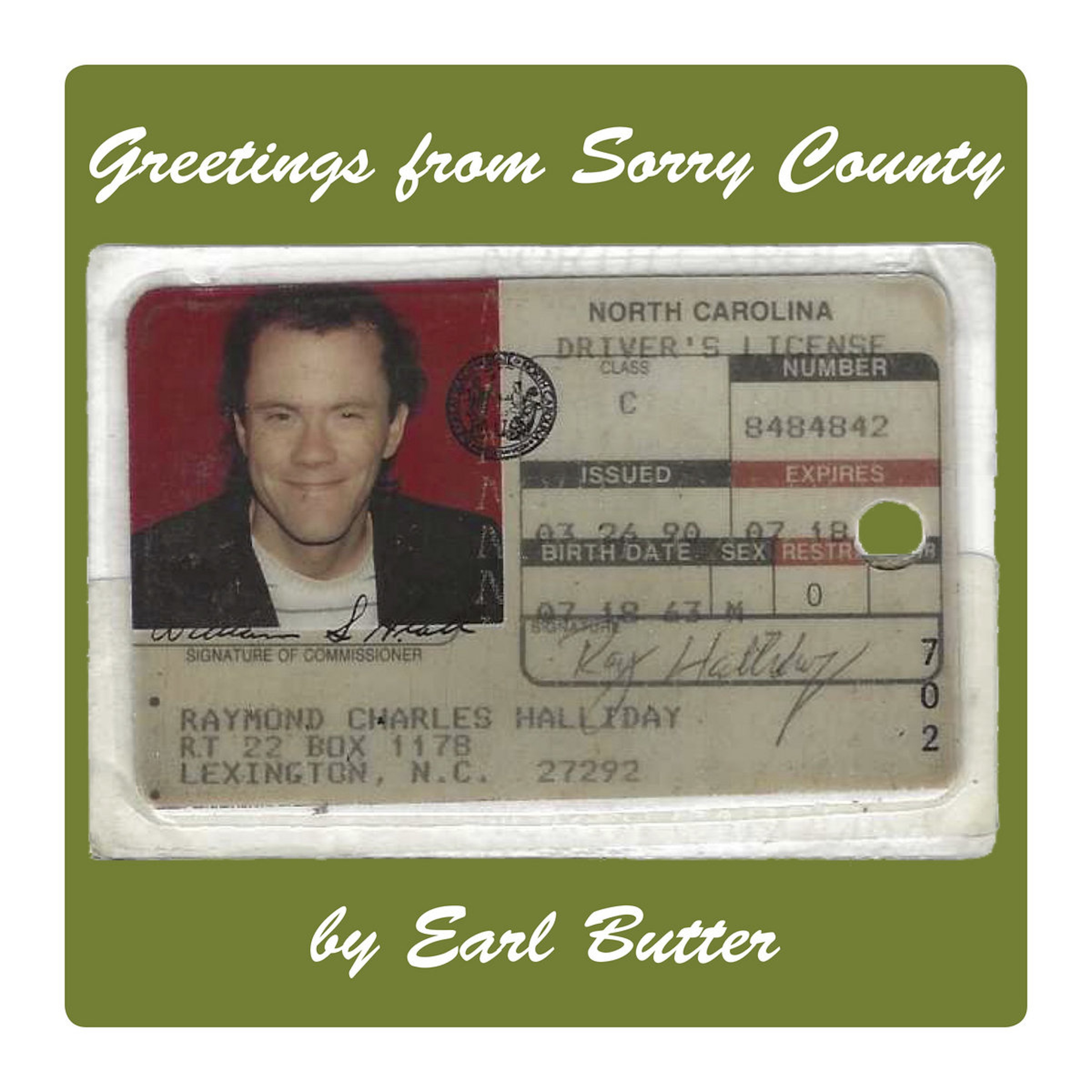 Earl Butter "Greetings From Sorry County" episode artwork