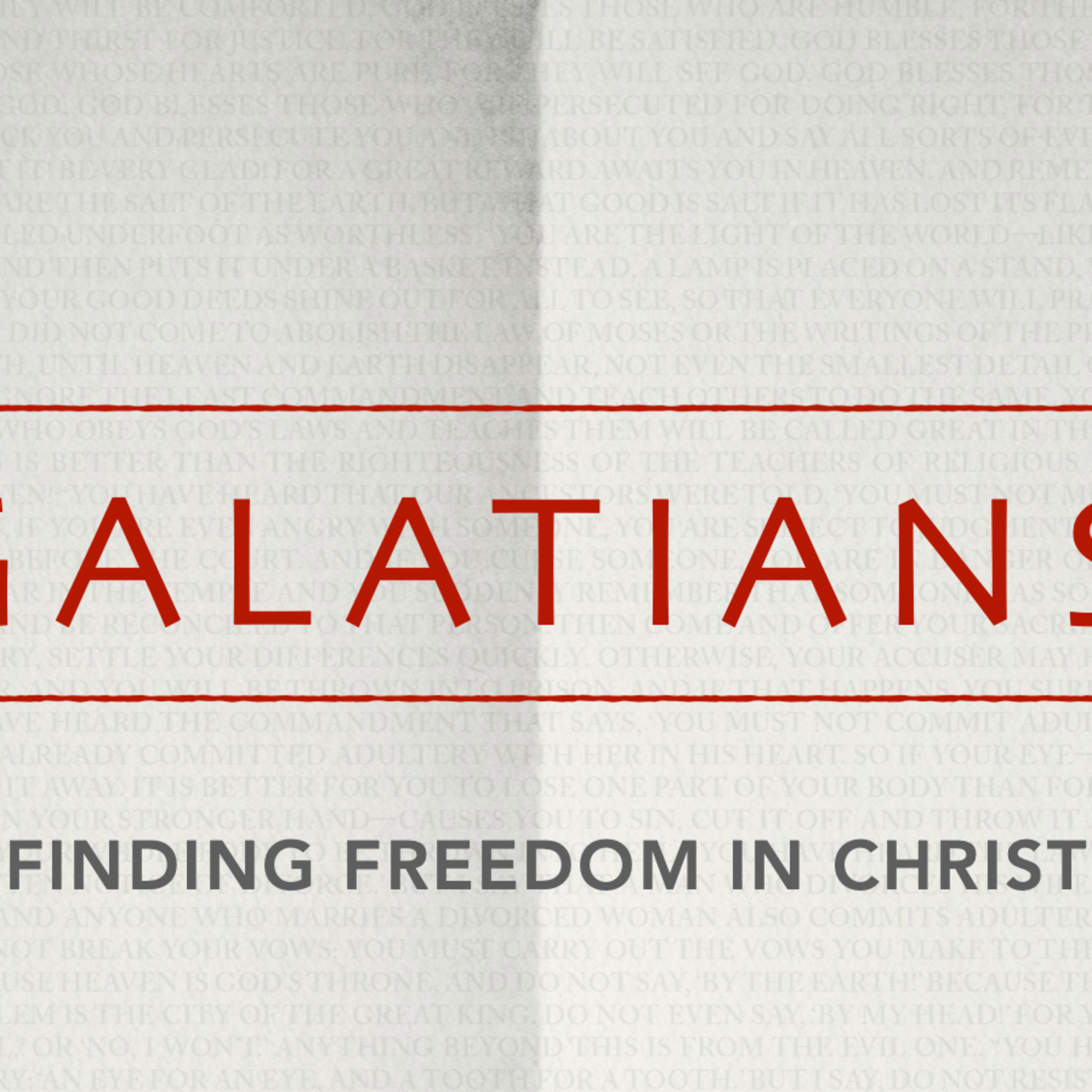 Stay in the Race - Galatians 5 episode artwork