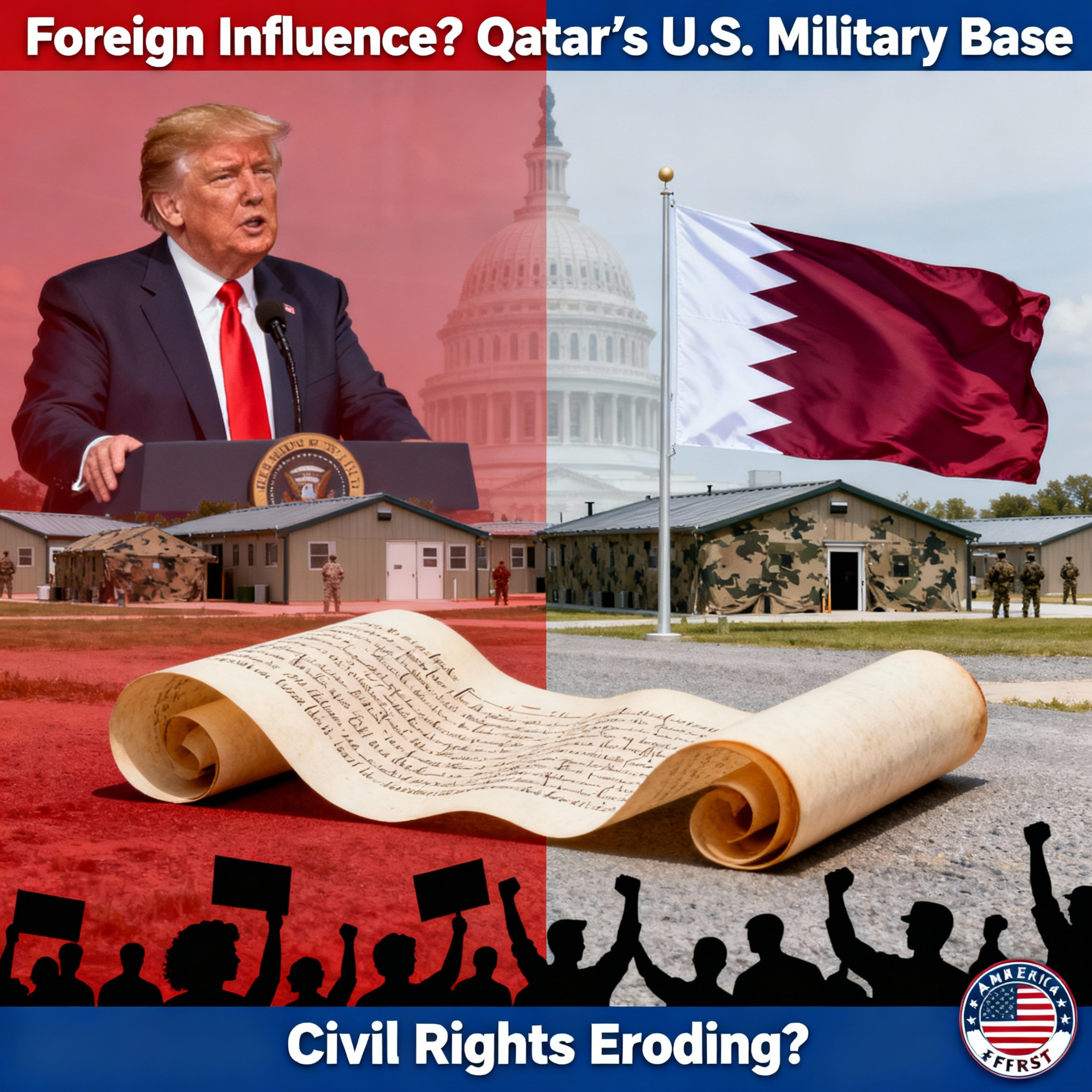 Fourth Reich? Qatar base in USA? Plenary power? DJT insider trading? More? episode artwork