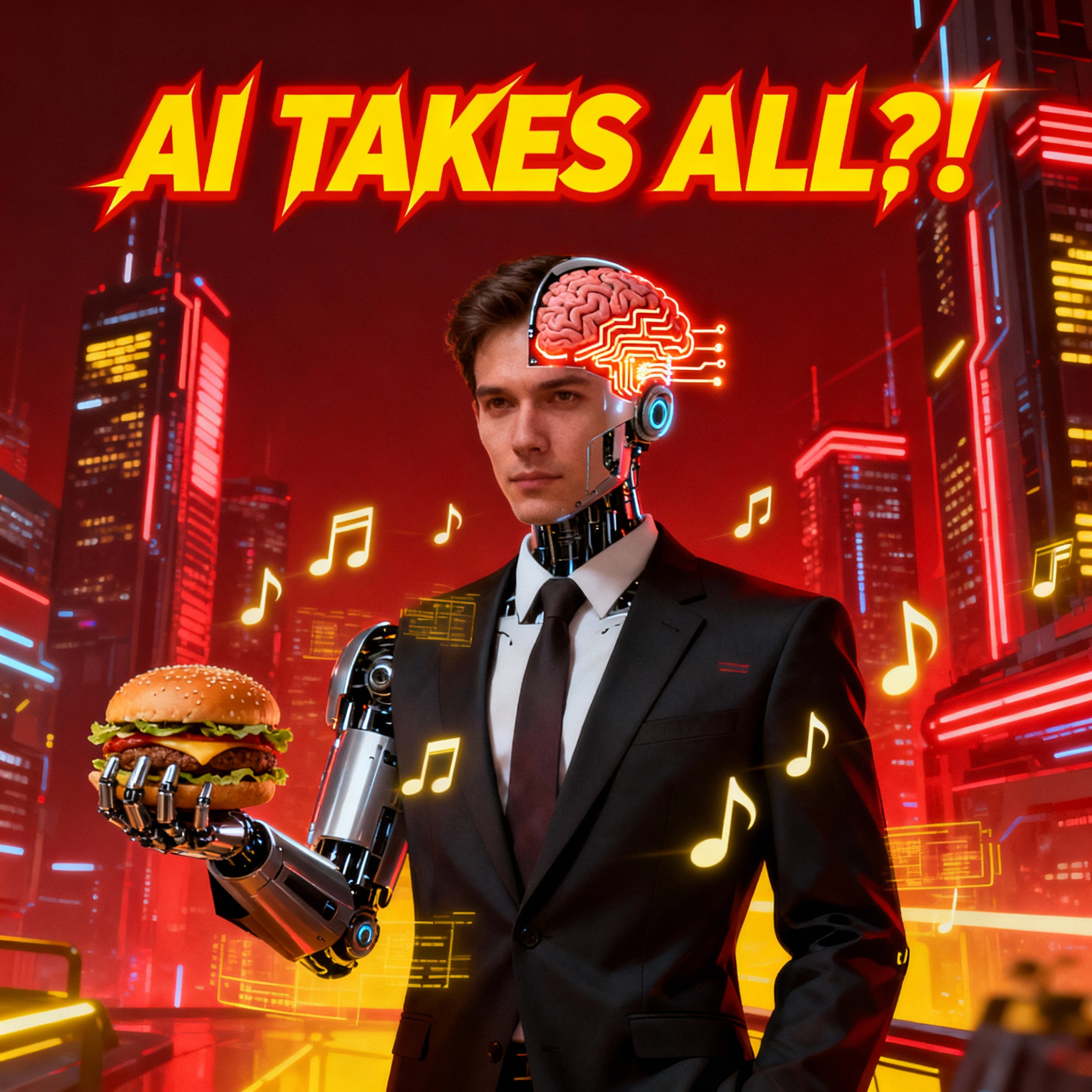 AI Is Coming for Your Job: The Brutal Truth About the End of Work, Meat, and the Human Race (And What’s Next!) episode artwork