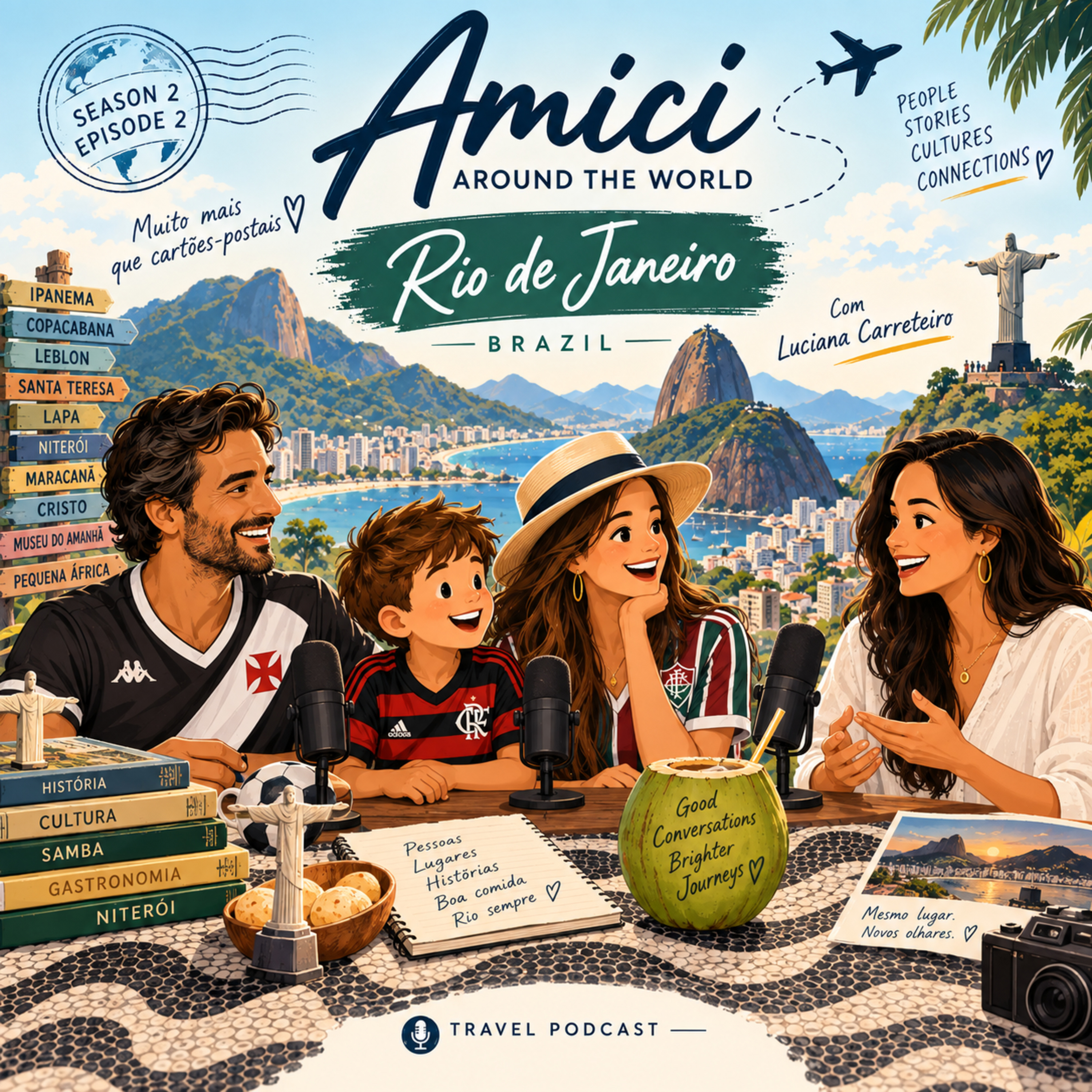 EP02 PT – Rio de Janeiro além dos cartões-postais: samba, história e pertencimento com Luciana Carreteiro