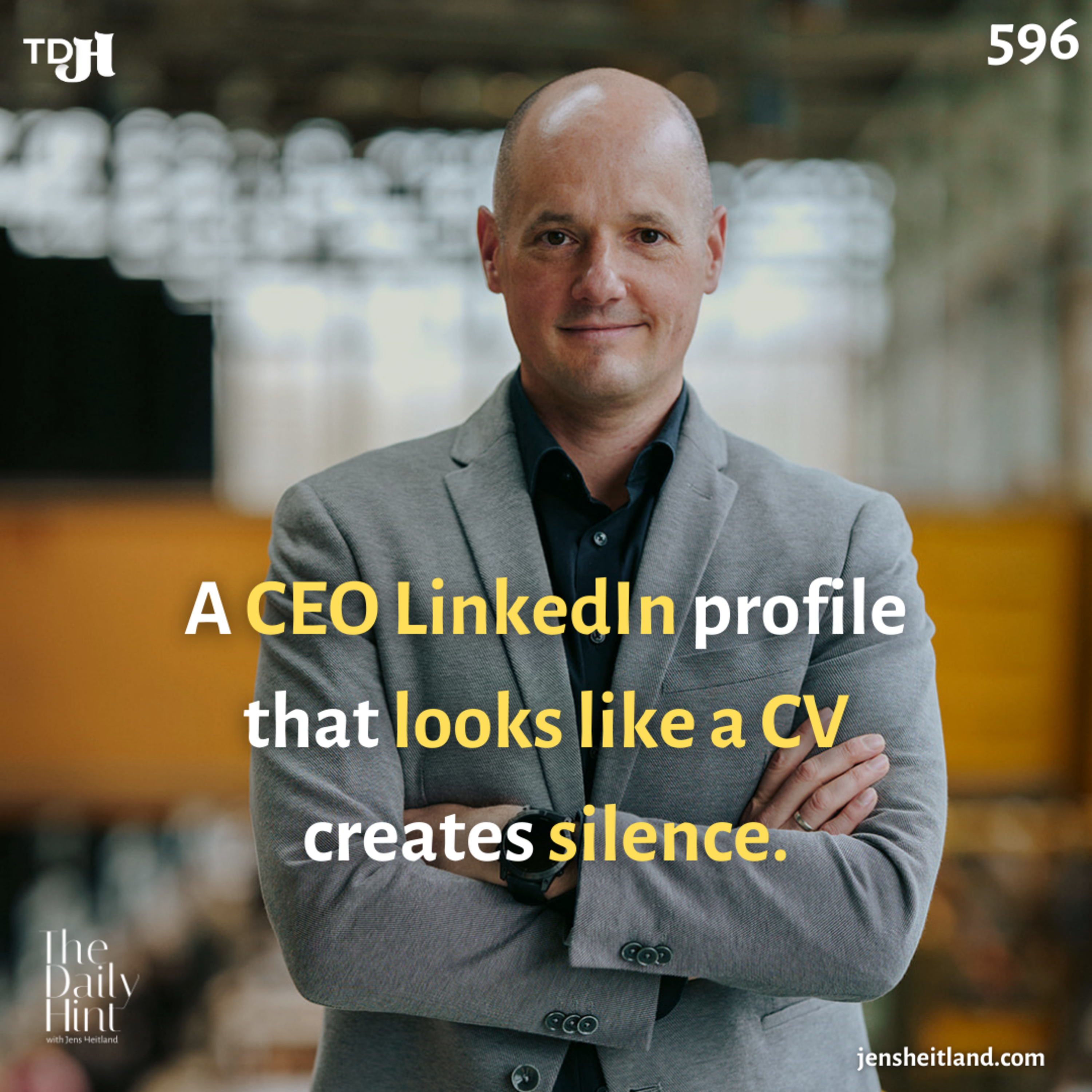 596 - When a CEO's LinkedIn Profile Looks Like a CV From the Nineties episode artwork