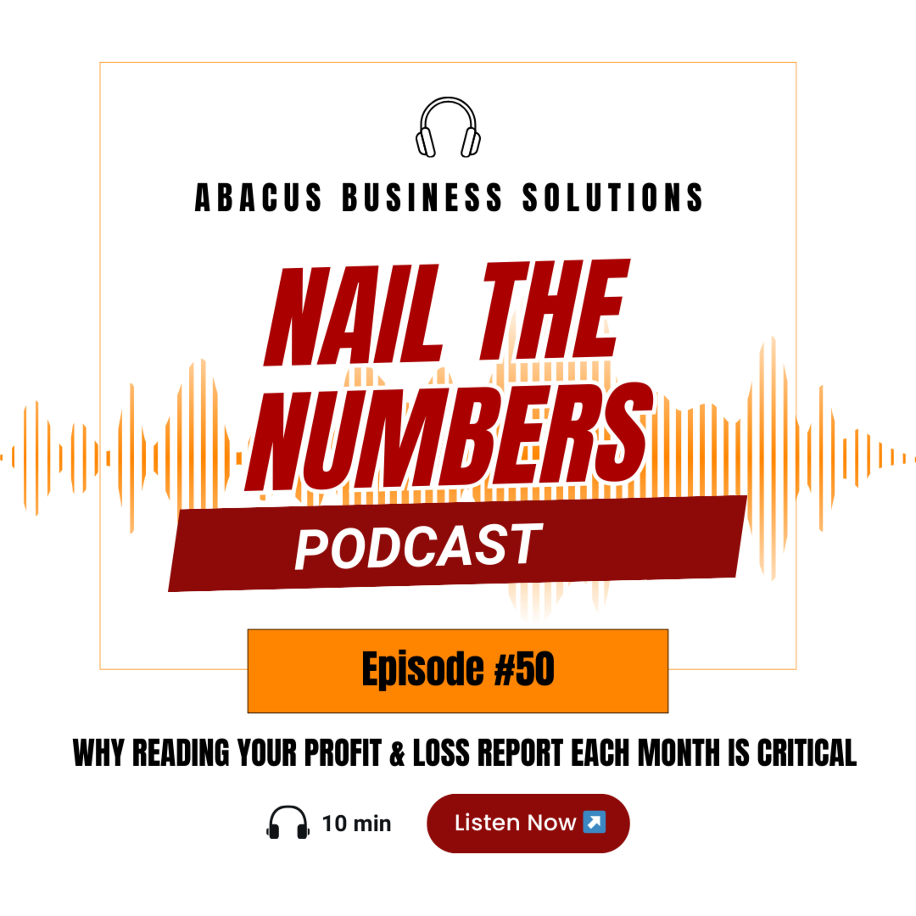 Why reading your Profit & Loss report each month is critical episode artwork