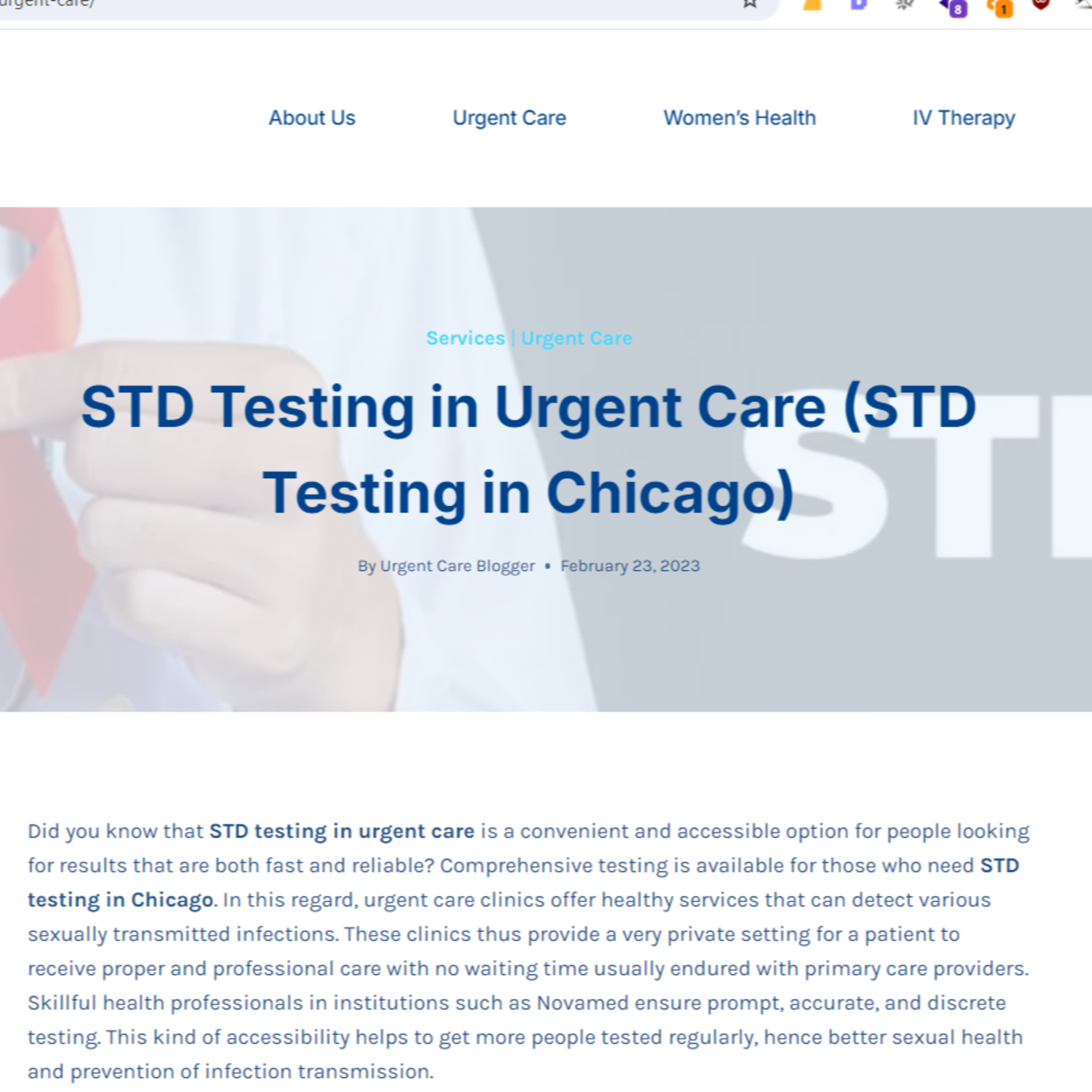 Std testing in chicago episode artwork