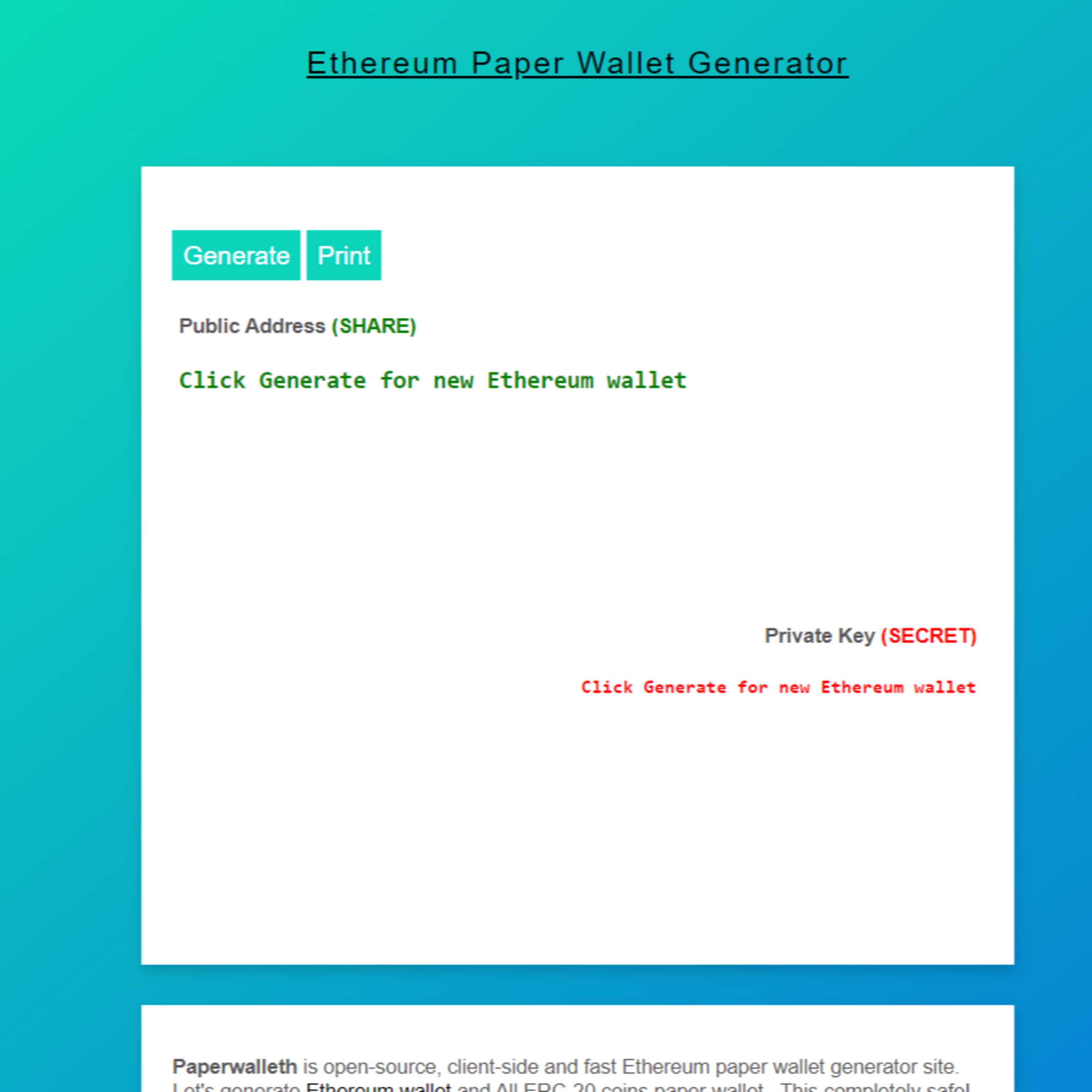 How to Create Your Ethereum Wallet Using a Paper Wallet Generator episode artwork