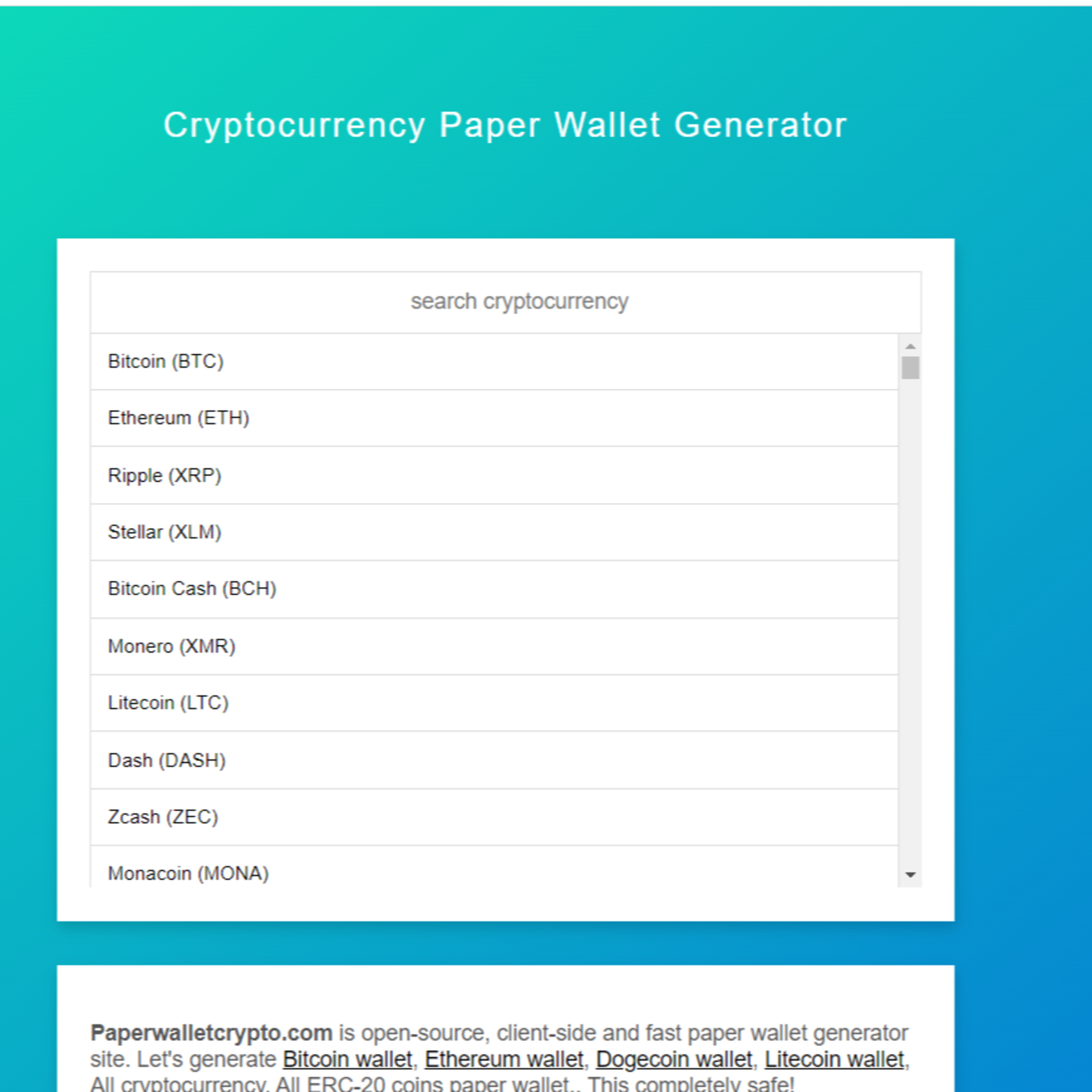 Exploring Ethereum, Stellar, And Ripple Paper Wallets episode artwork