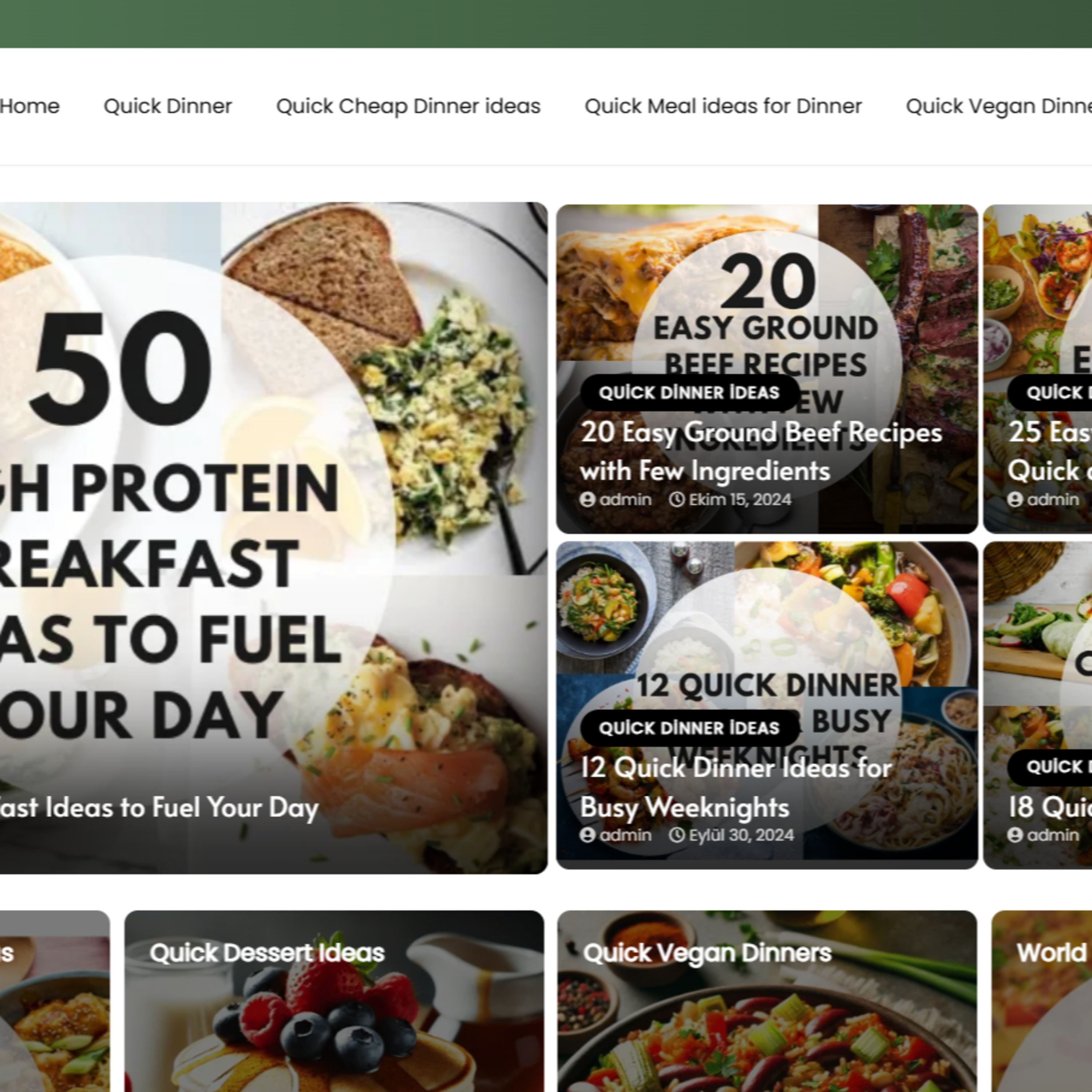 Easy Quick Dinner Ideas For Busy Weeknights episode artwork