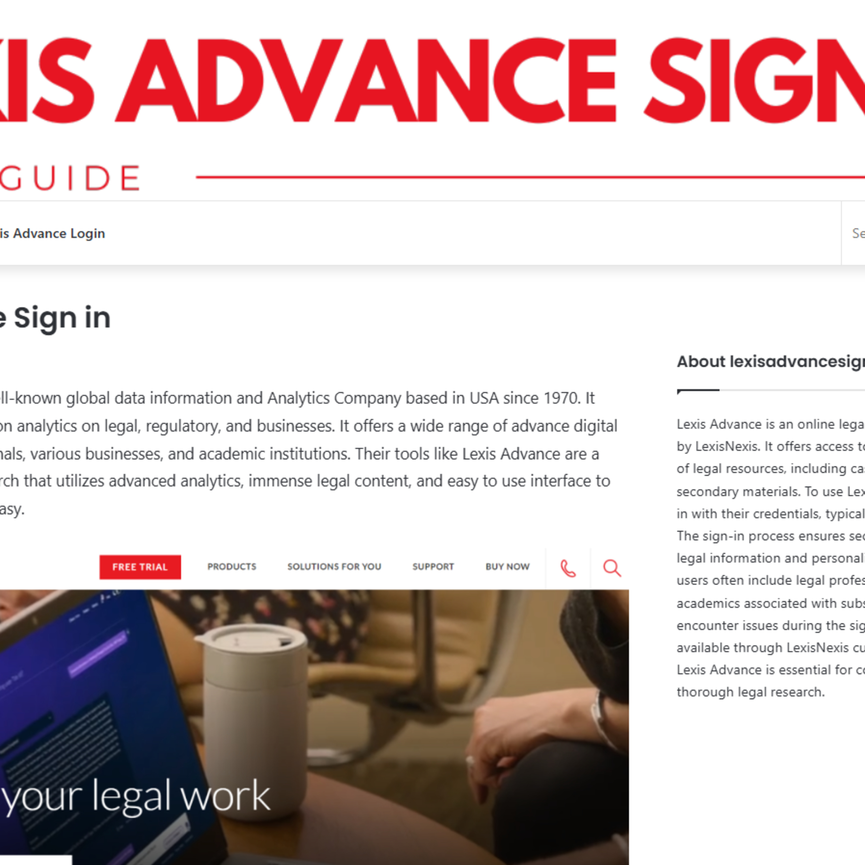 How To Successfully Navigate The Lexis Advance Sign In Process episode artwork