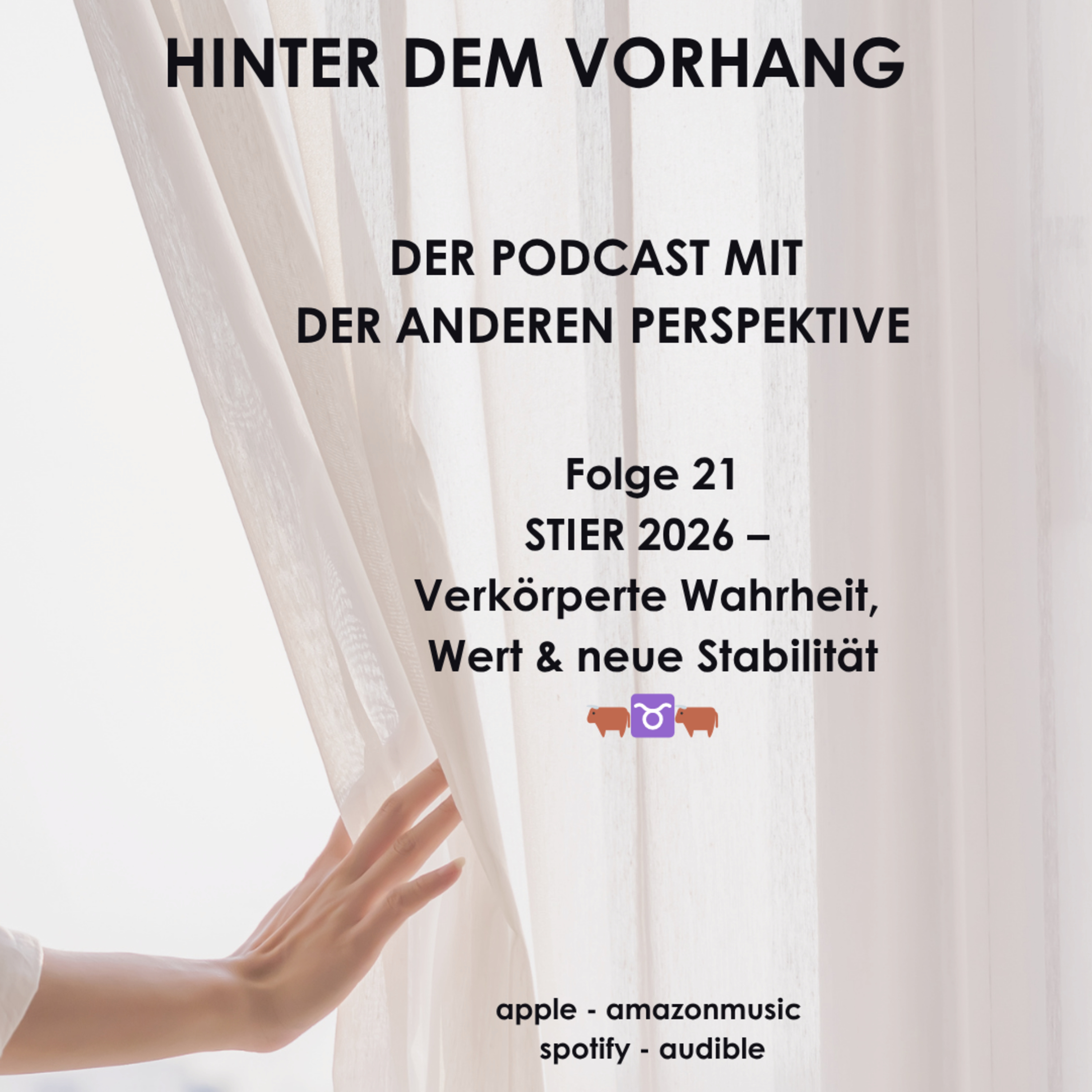 #21 - STIER 2026 – Verkörperte Wahrheit, Wert & neue Stabilität 🐂♉🐂 episode artwork