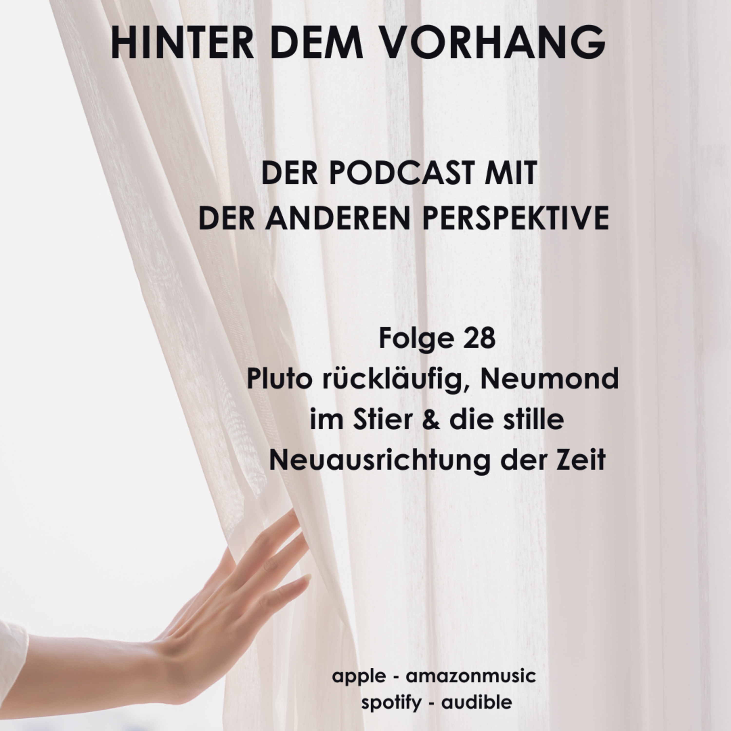 #28 - Pluto rückläufig, Neumond im Stier & die stille Neuausrichtung der Zeit episode artwork