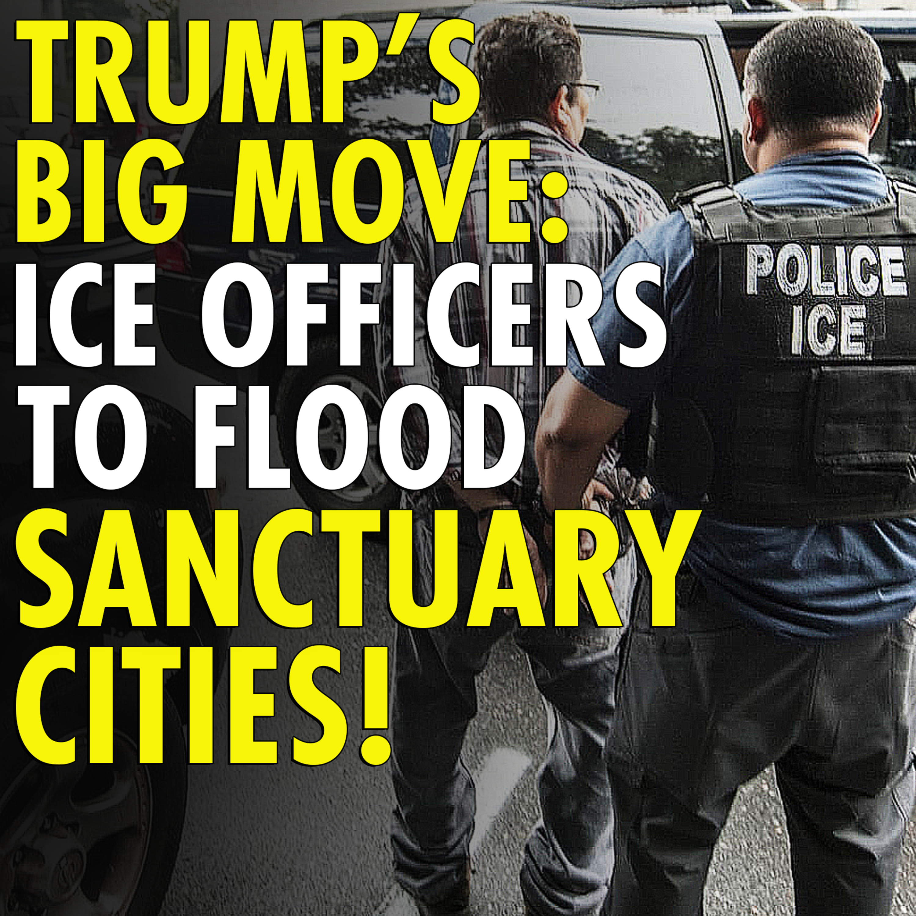 #2,620 - Thousands of ICE officers to be reassigned from desk jobs as Trump vows to ‘flood’ sanctuary cities with agents episode artwork