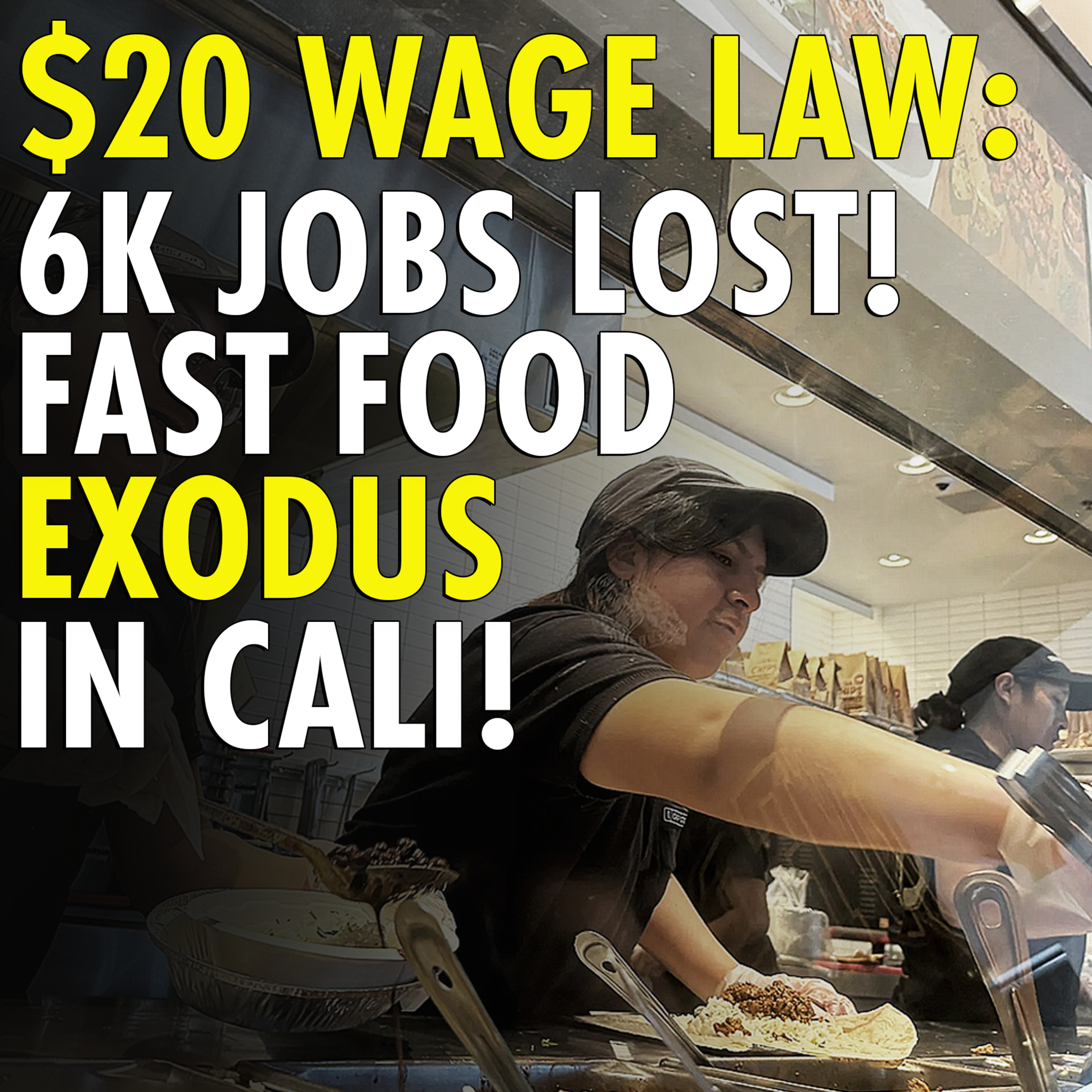 #2,649 - California Fast Food Restaurants Shed Thousands of Jobs after $20 Minimum Wage Hike episode artwork