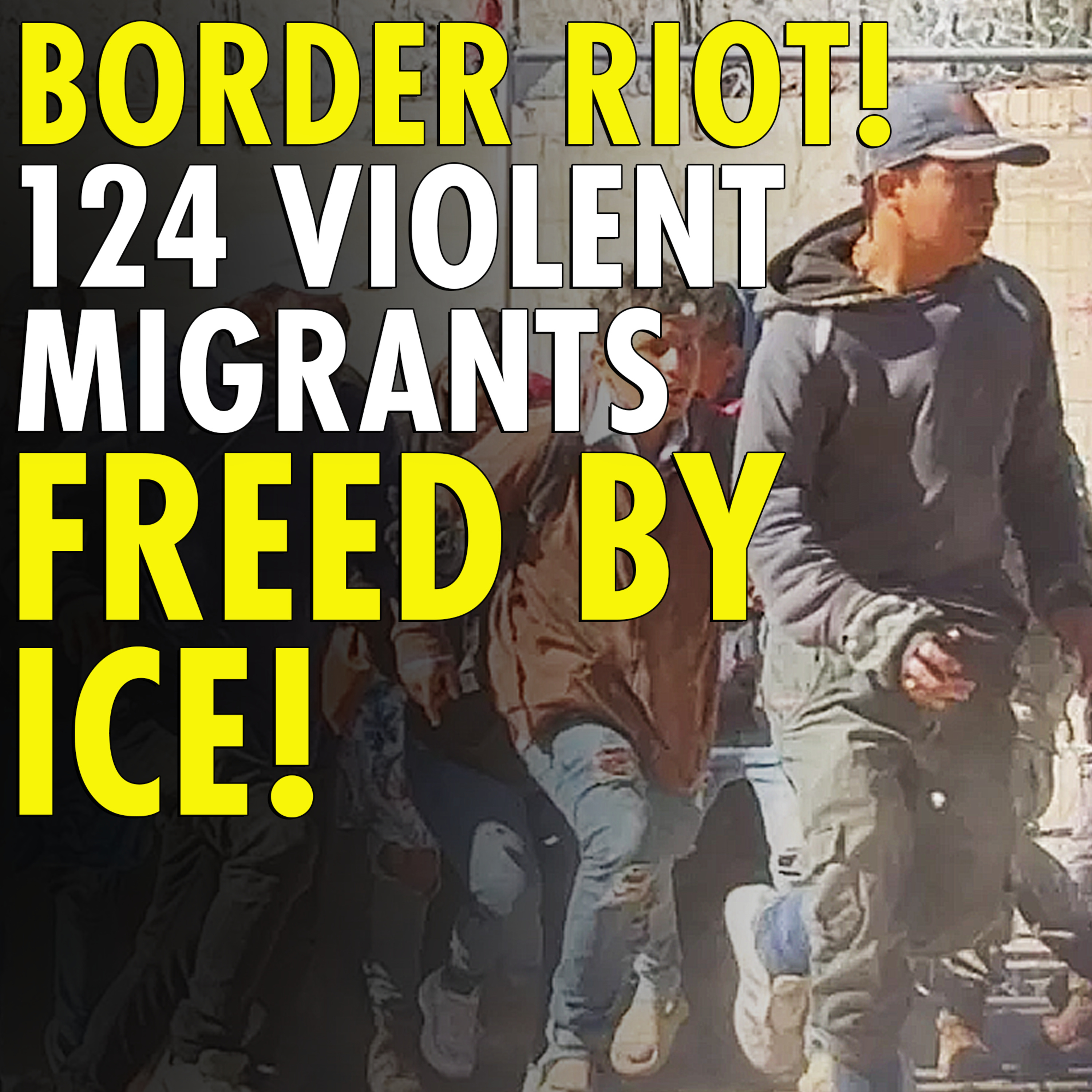 #2,678 - ICE freed 124 migrants who violently stormed El Paso border riot episode artwork
