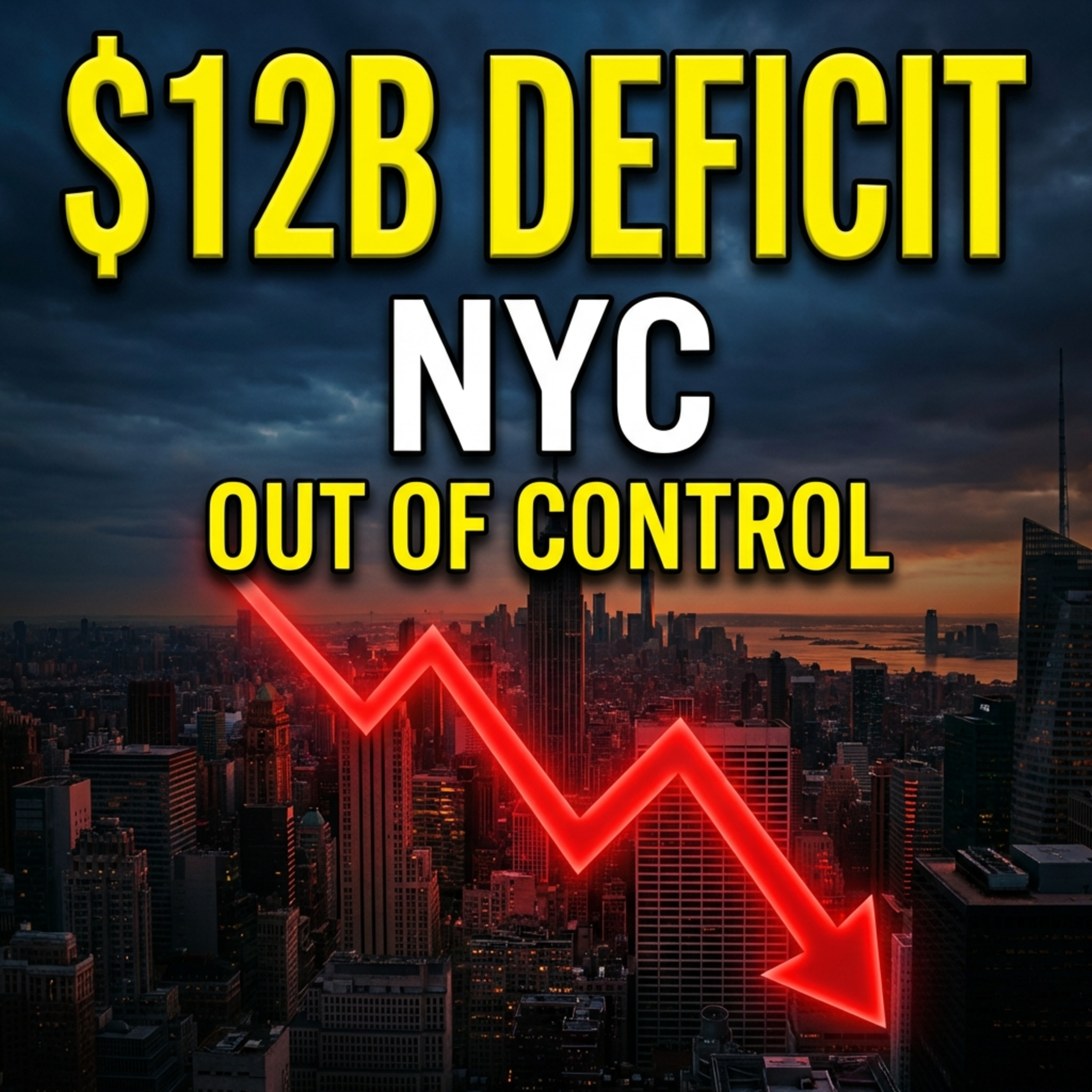 New York BROKE: $12B Hole Sparks 2008 Crash Fears as Socialists Demand MORE TAXES! episode artwork
