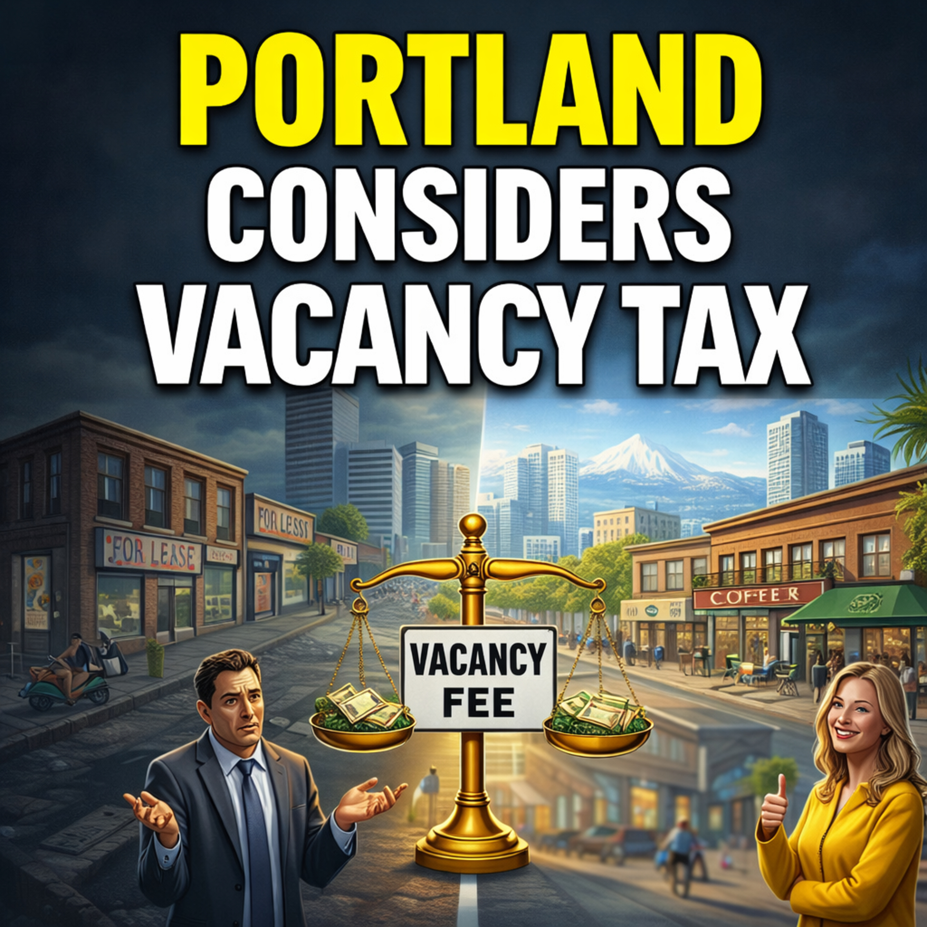Portland Considers "Vacancy Tax" to REVIVE Struggling Downtown Storefronts!