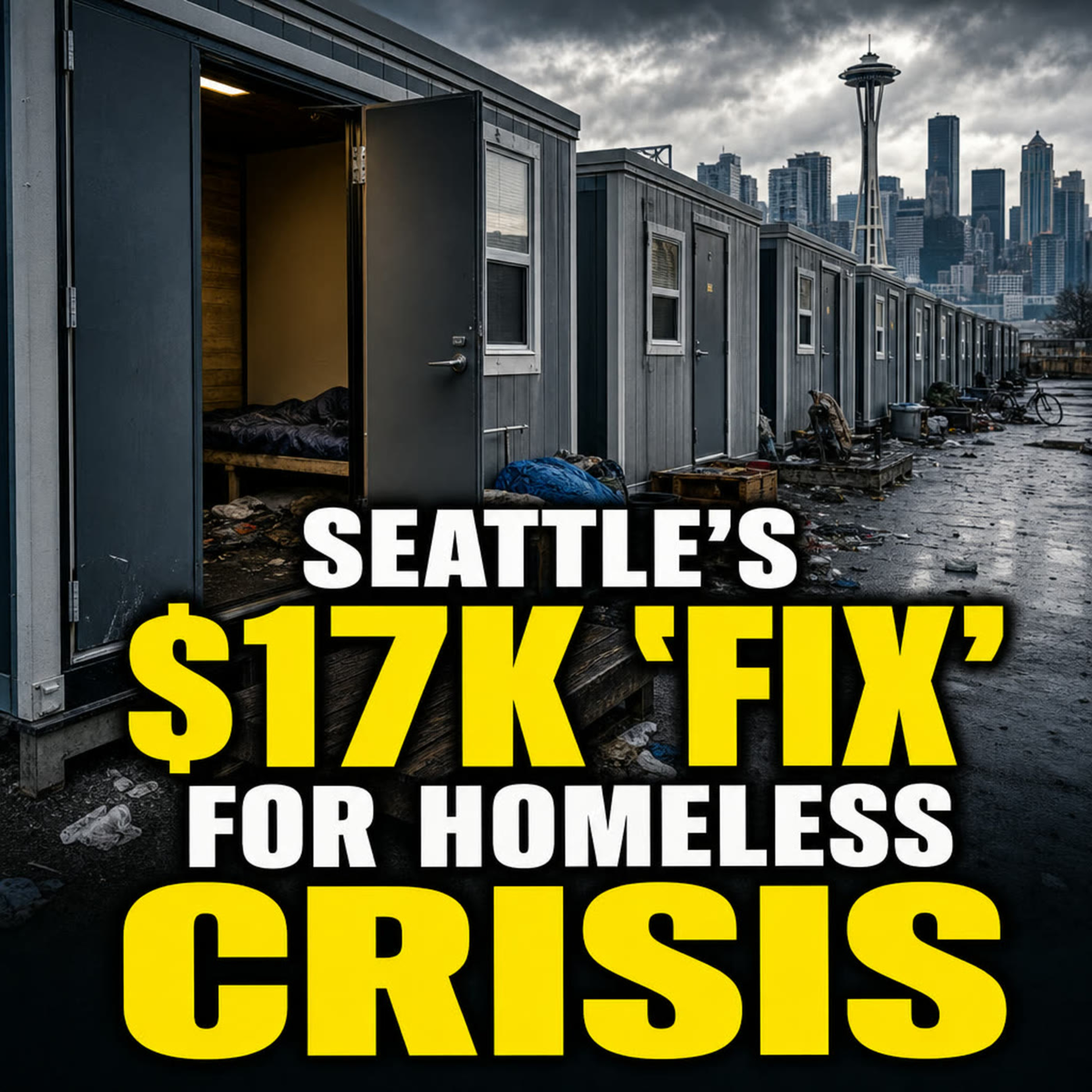 Katie Wilson's Seattle Promised 500 Homeless Units Built 75 $17K Shacks episode artwork