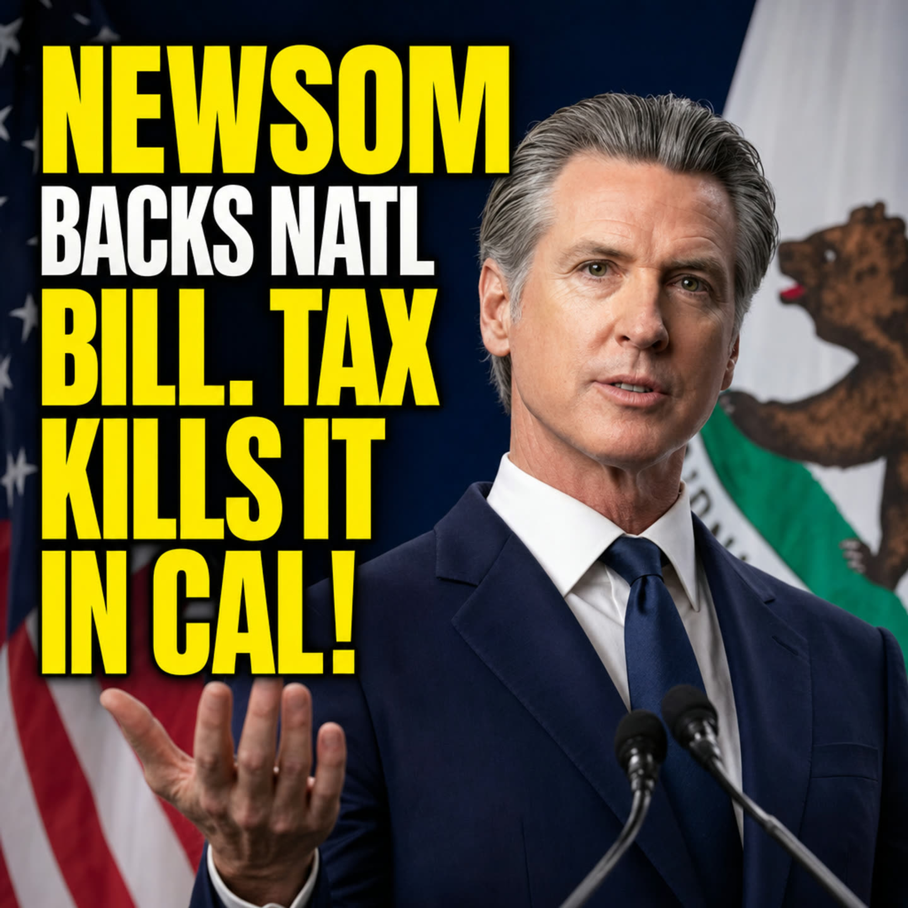 Gavin Newsom Exposed Backing National Billionaire Tax He Blocked In California episode artwork
