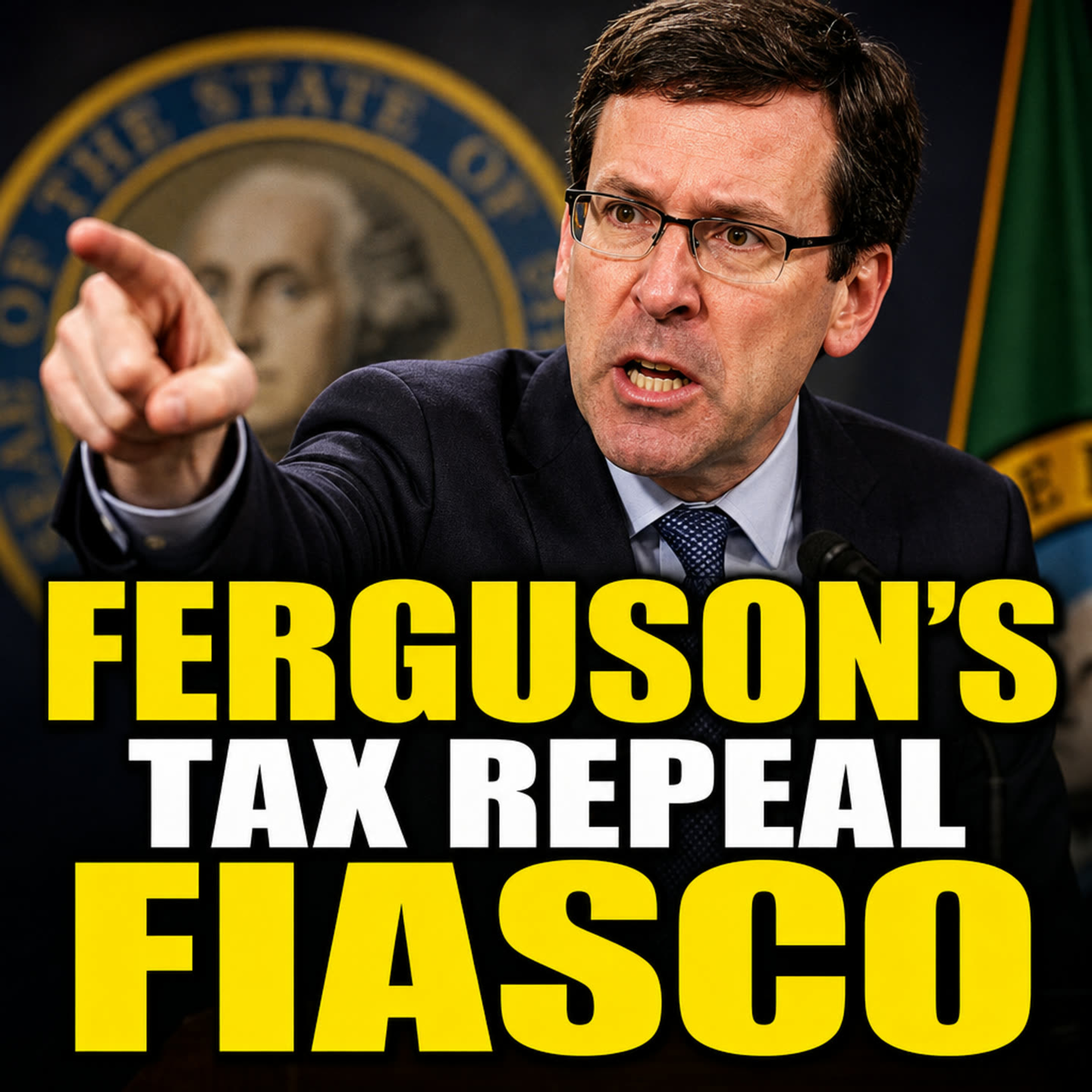 Bob Ferguson Fights $13B Millionaire Tax Repeal As Washington Businesses Flee episode artwork