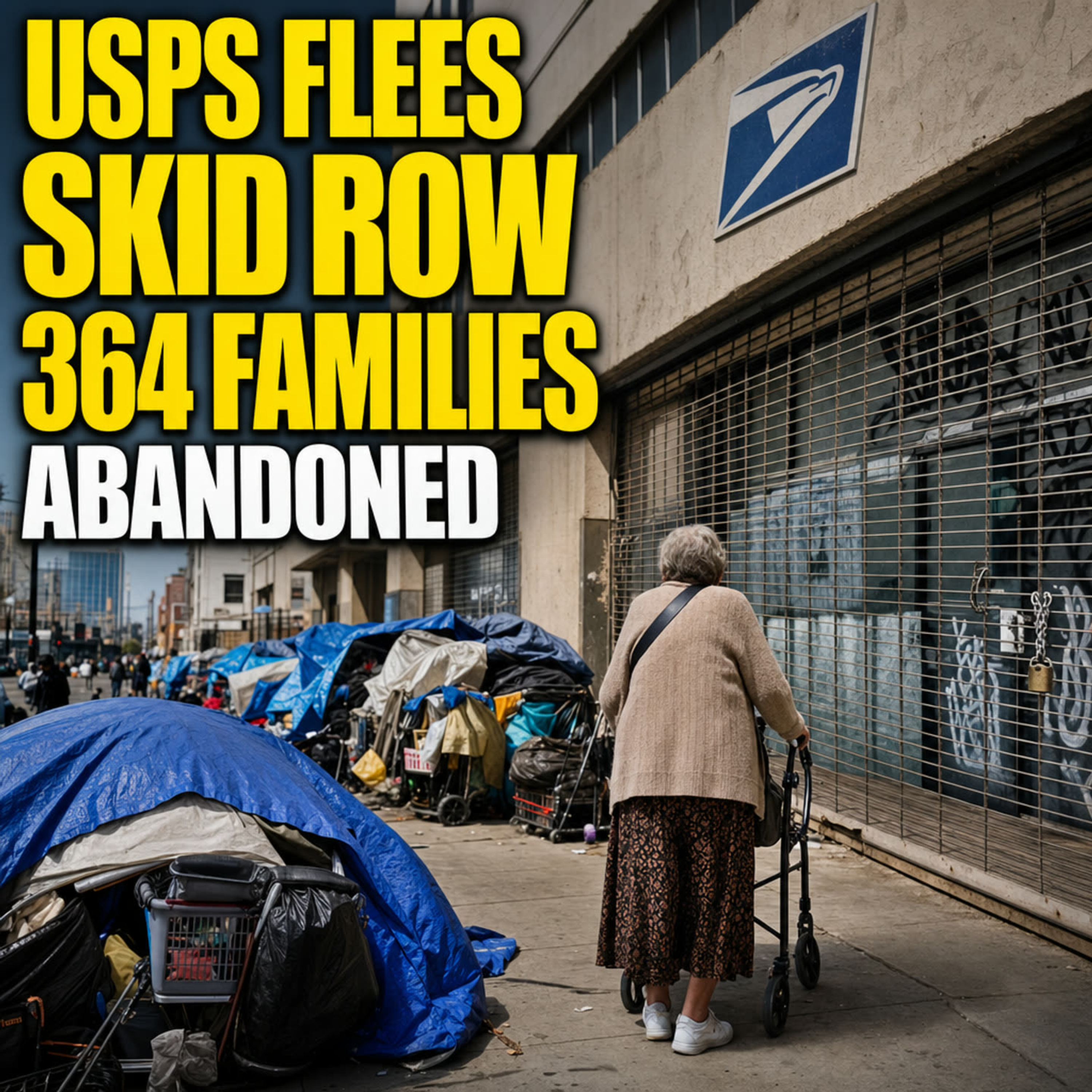 Los Angeles Surrenders USPS Closes Skid Row Post Office Abandoning 364 Families episode artwork