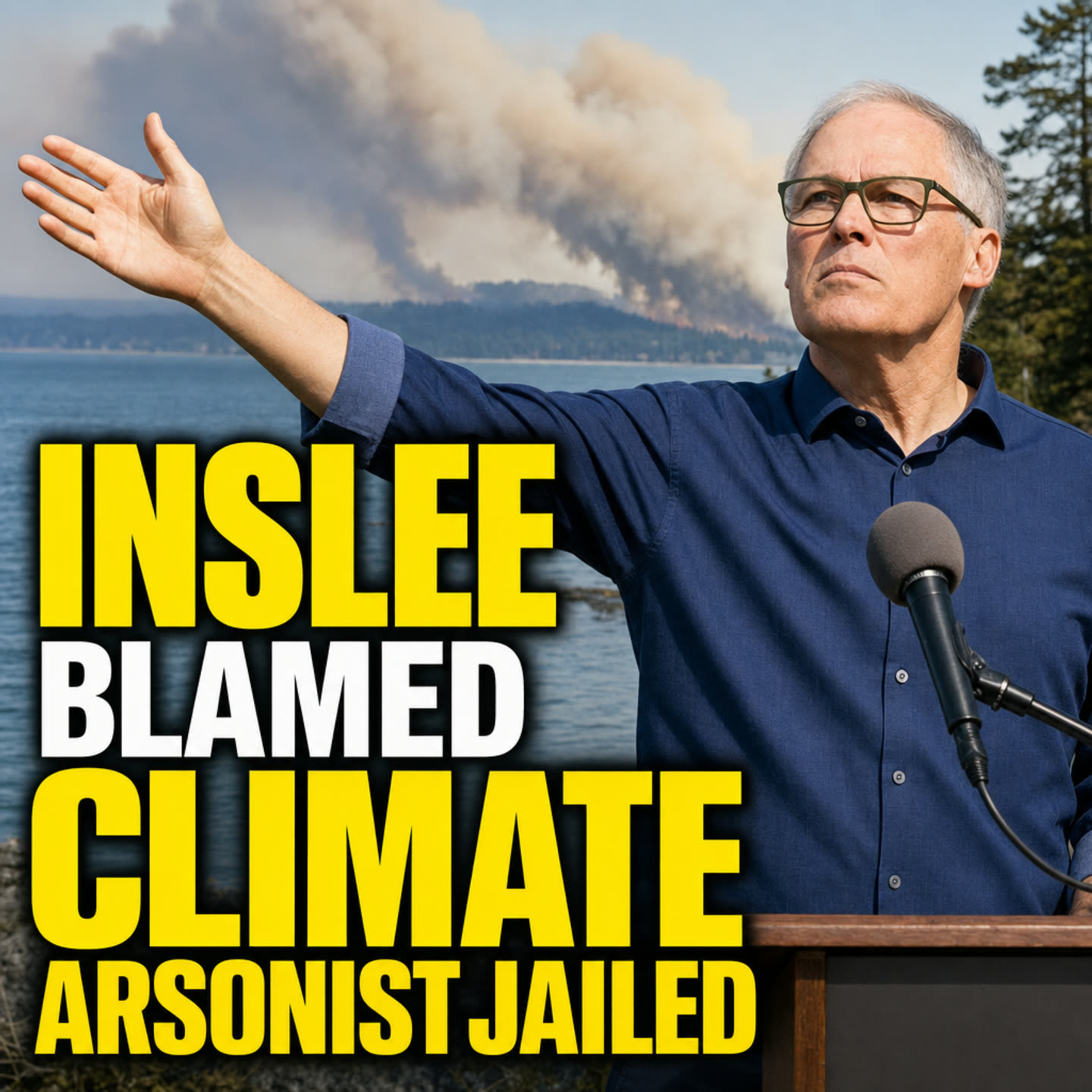 Jay Inslee Blamed Spokane Wildfires On Climate Change Arson Suspect Now In Jail episode artwork