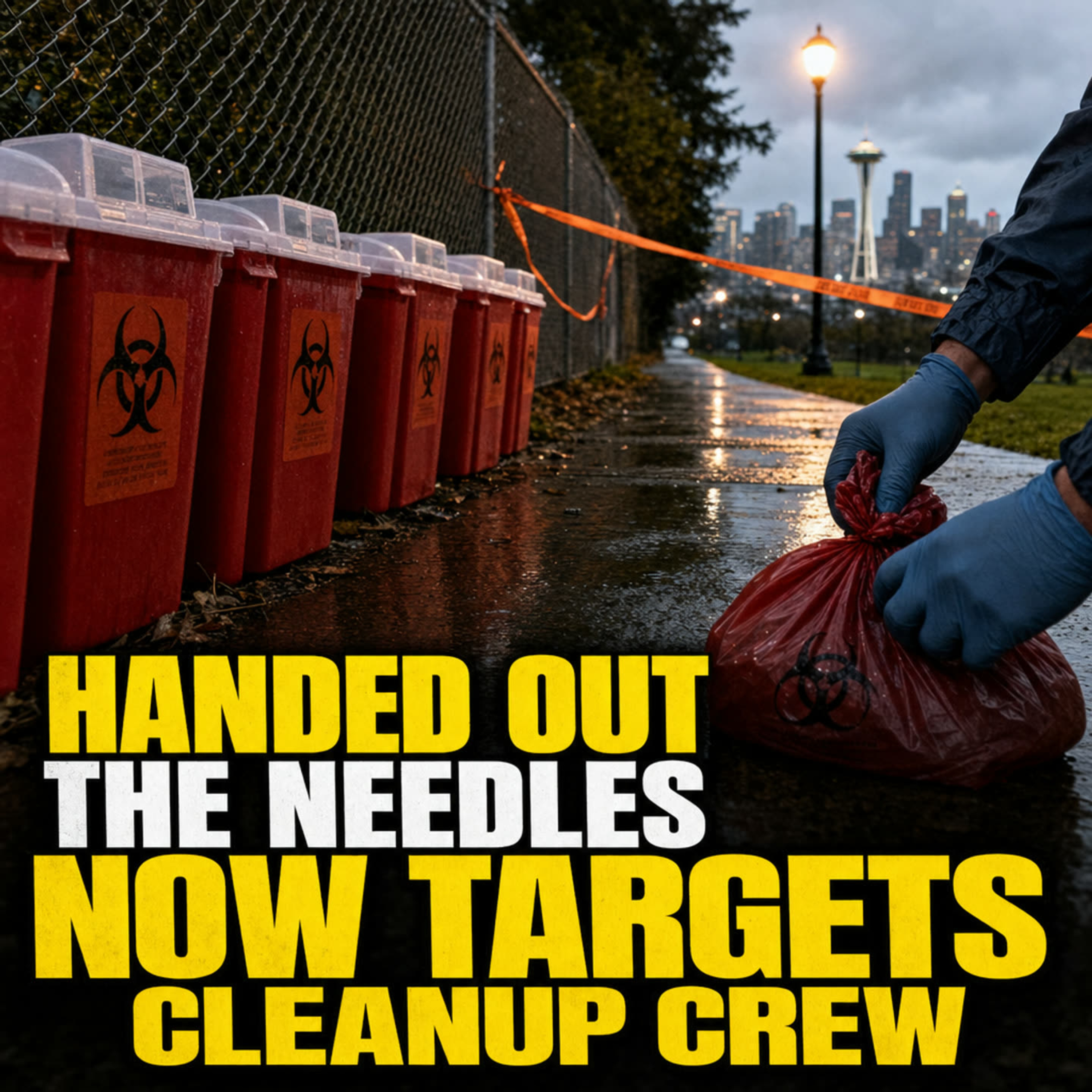 WA Gov Targets Seattle Cleanup Group For Cleaning Up Needles It Handed Out episode artwork