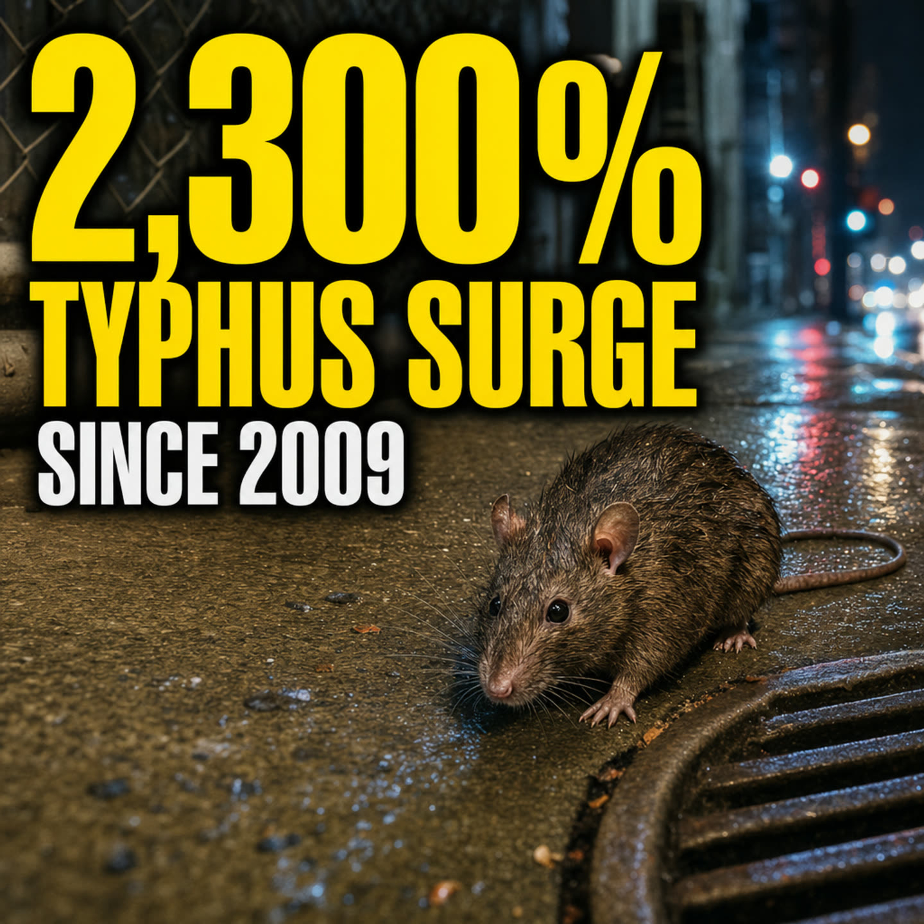 LA Typhus Explosion 2300% Rats Infest Homeless Camps Progressives Banned Poison episode artwork