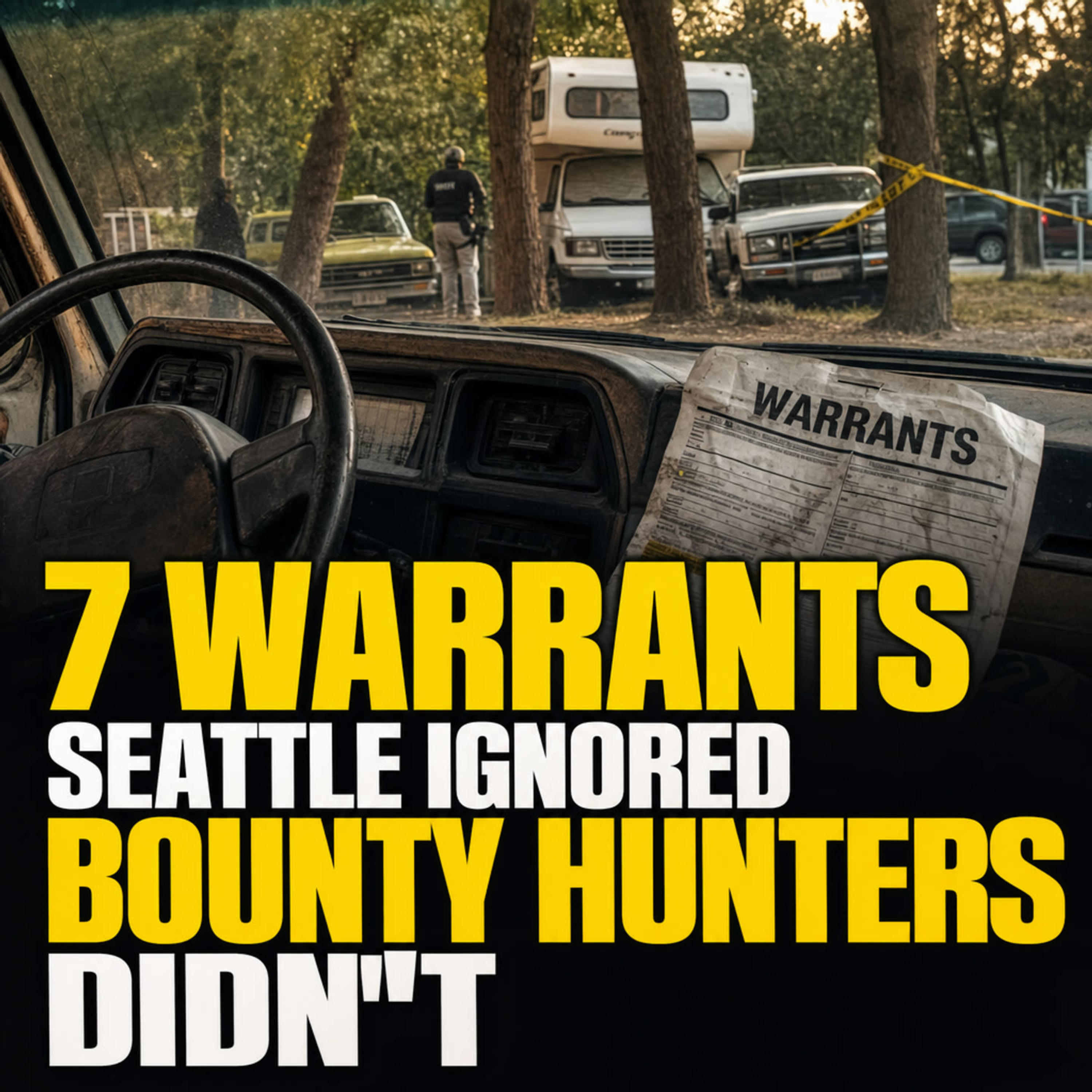Katie Wilson's Seattle Bounty Hunters Now Chase Felons Cops Won't Touch episode artwork