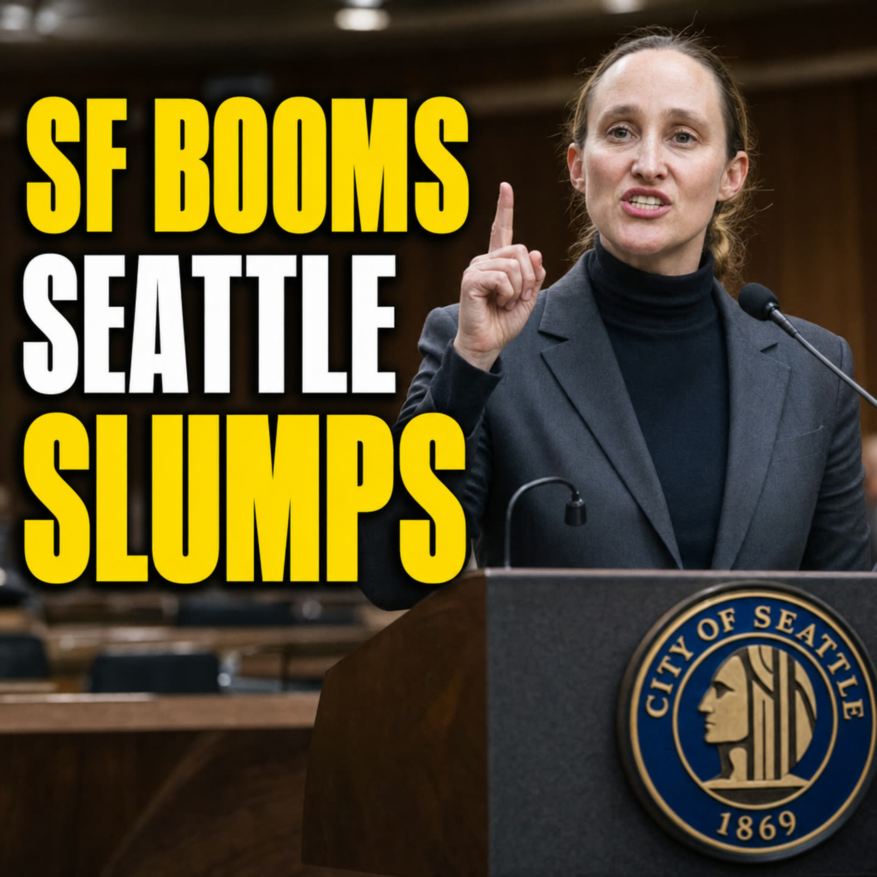 Seattle Elects Anti-Millionaire Katie Wilson As Housing Tanks, SF Booms episode artwork