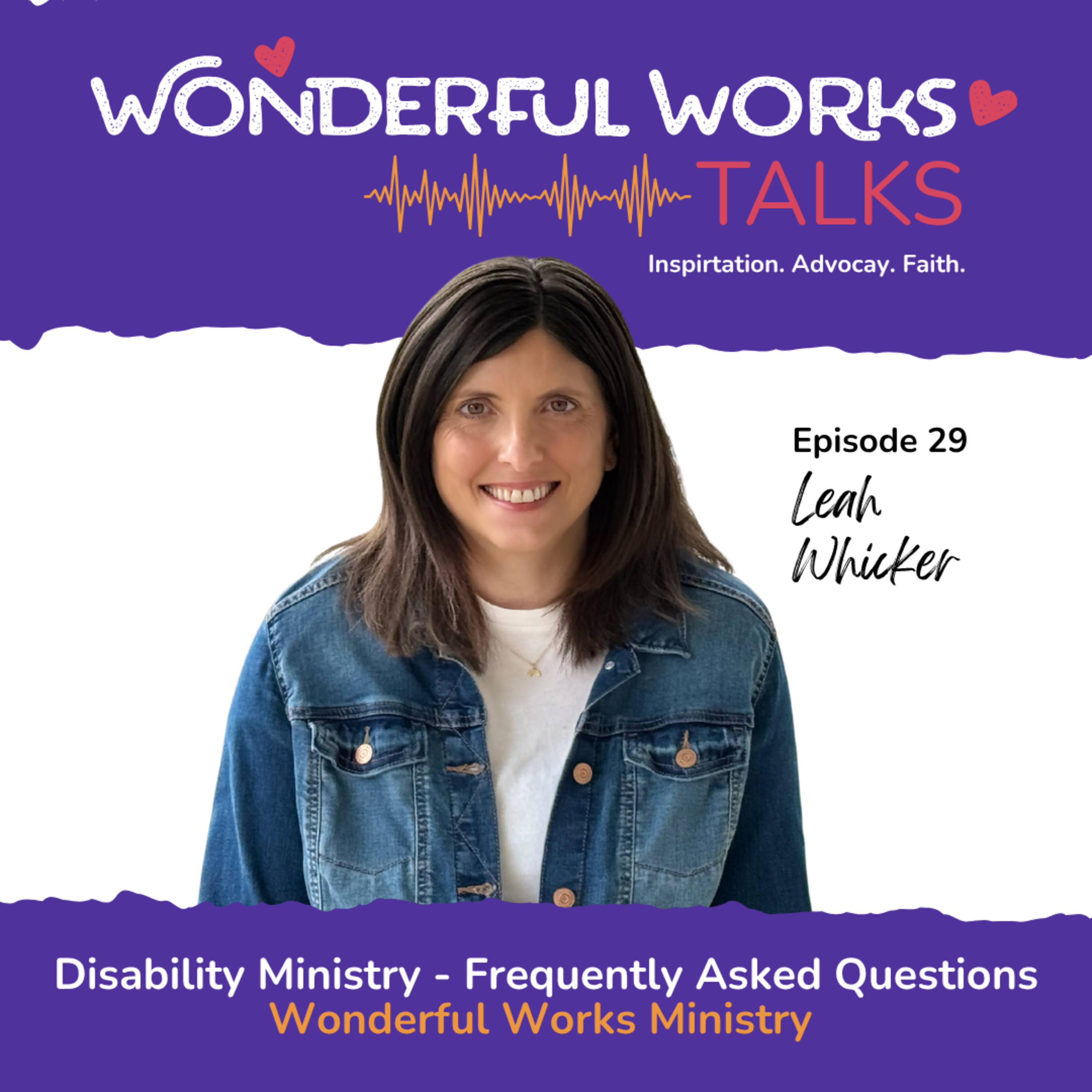 Disability Ministry FAQs with Leah Whicker episode artwork