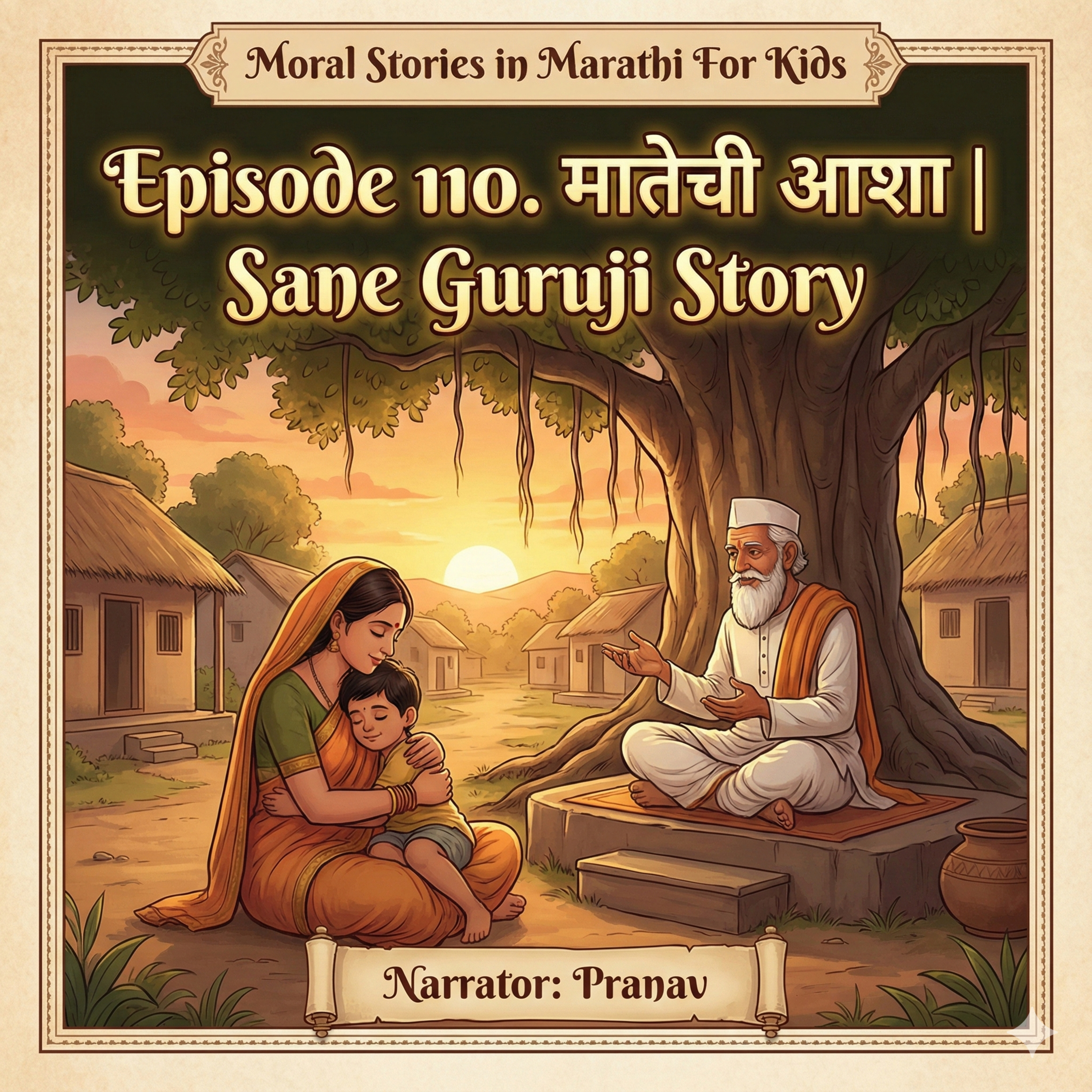110. मातेची आशा | Sane Guruji Story for Kids episode artwork