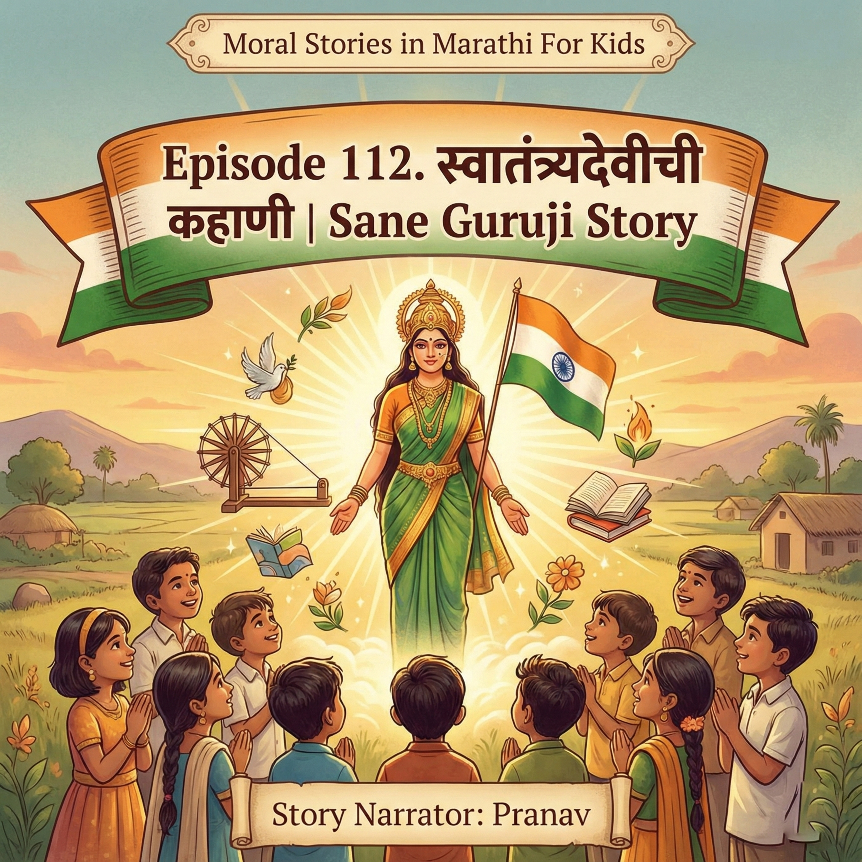 112. स्वातंत्र्यदेवीची कहाणी | Sane Guruji Story episode artwork