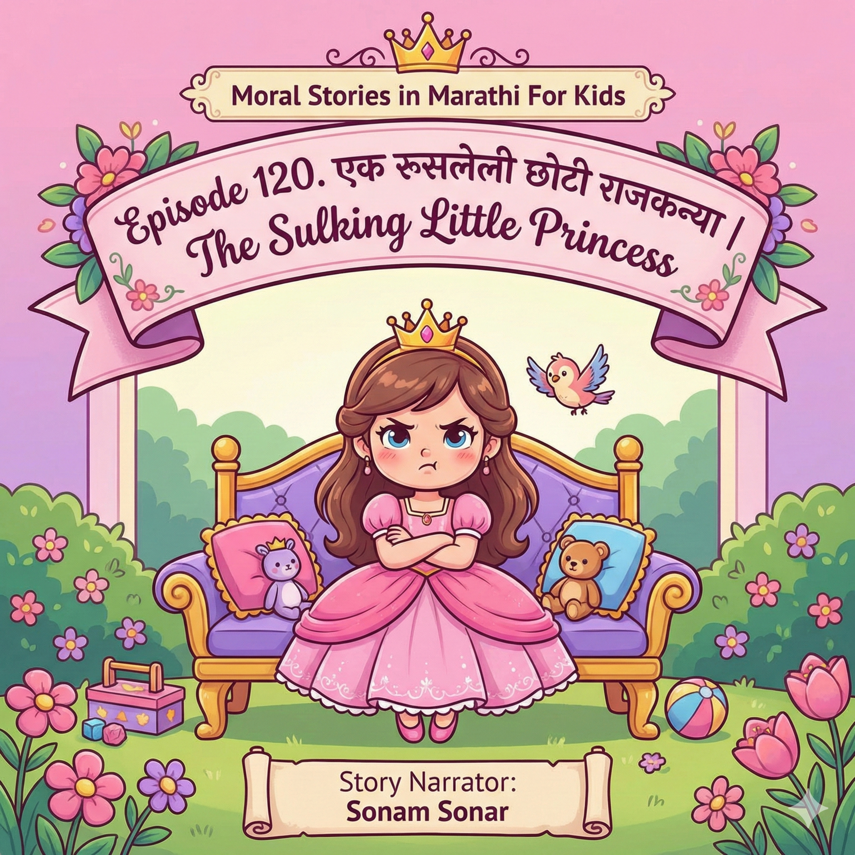 120. एक रुसलेली छोटी राजकन्या | The Sulking Little Princess episode artwork