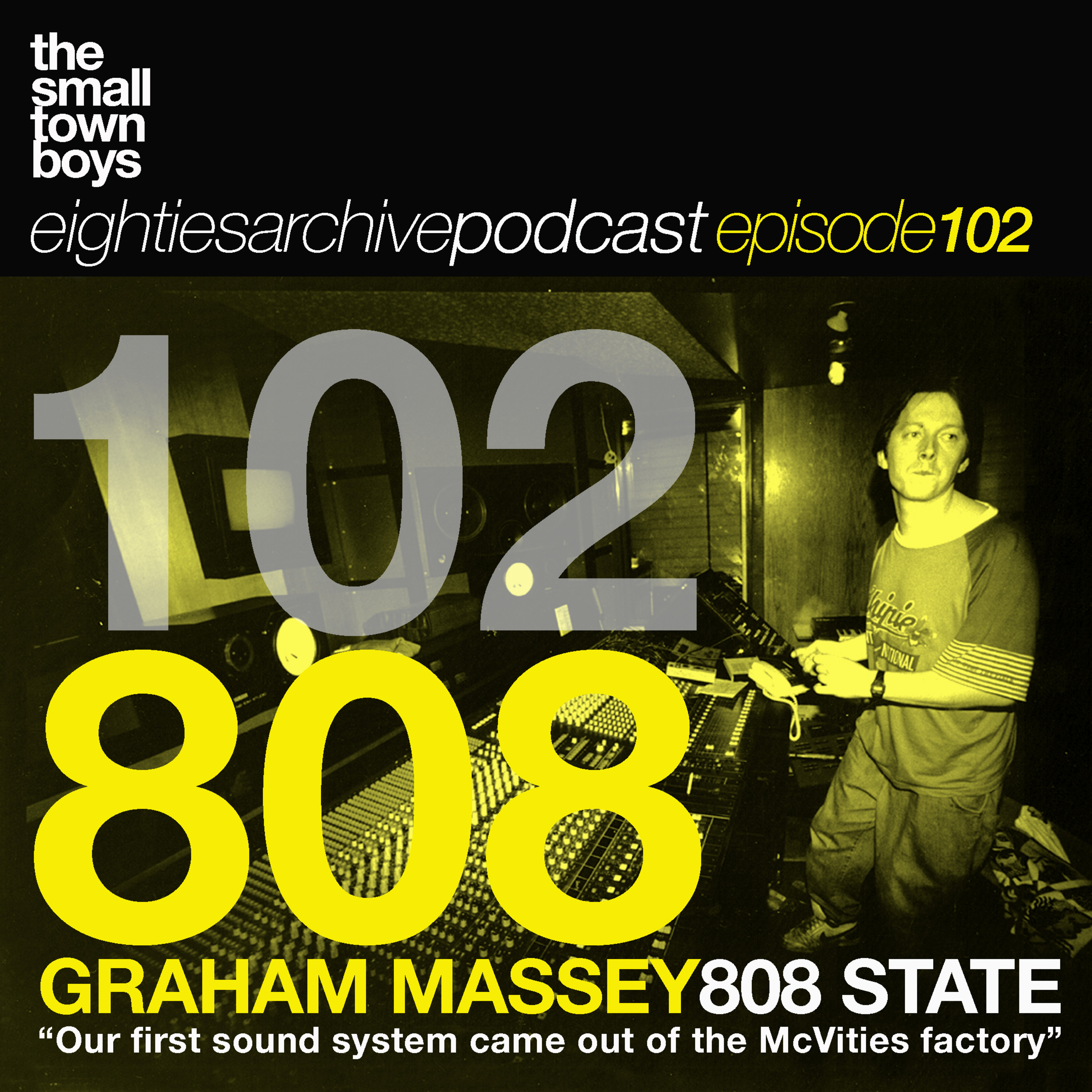 80sArchive podcast Ep.102 – Graham Massey (808 State) : “Our first sound system came out of the McVities Factory!”