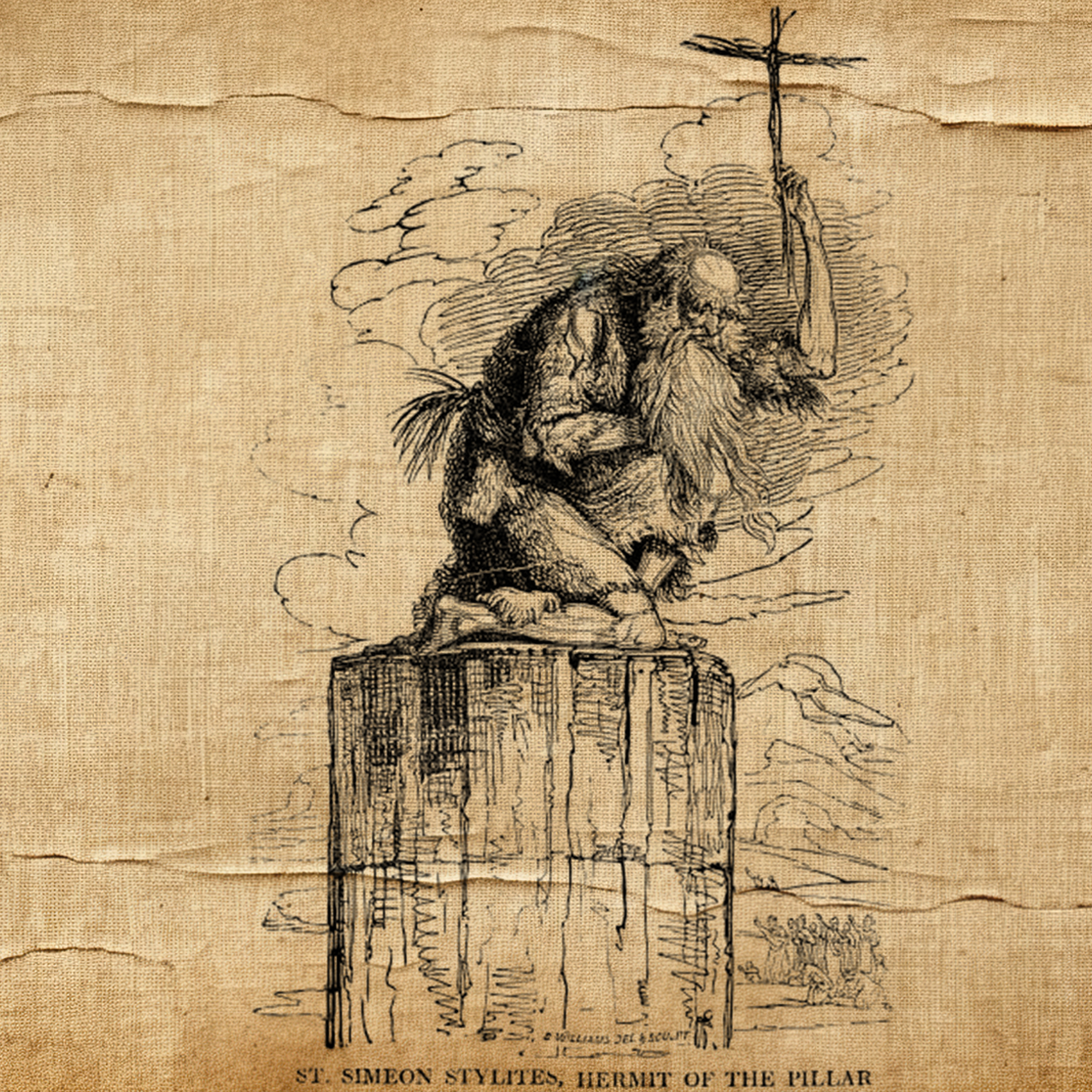 Simeon Stylites: The Hermit Saint who lived on a Pillar for 40 years.