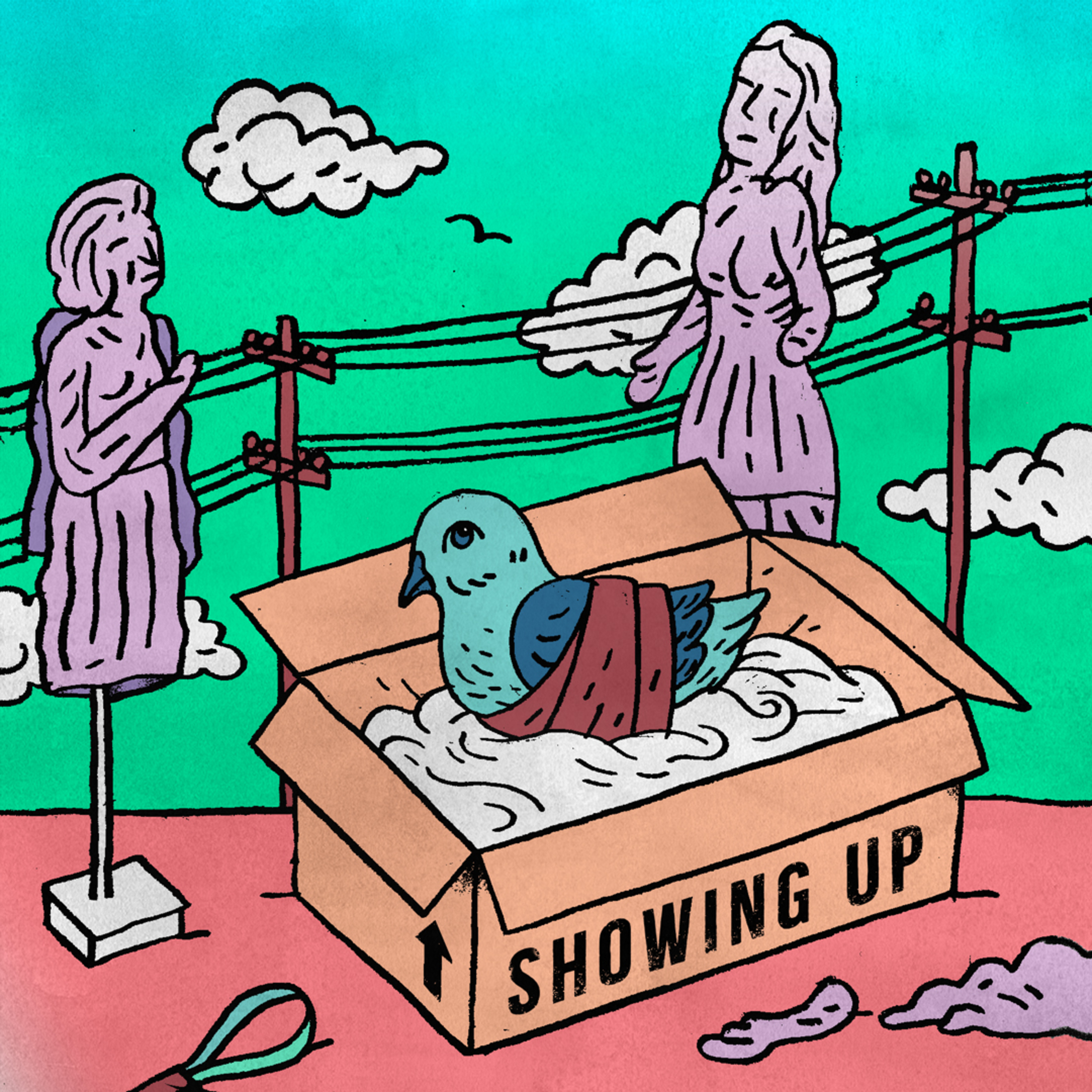 Showing Up - Tiny Hot Water Bottle for a Pigeon episode artwork