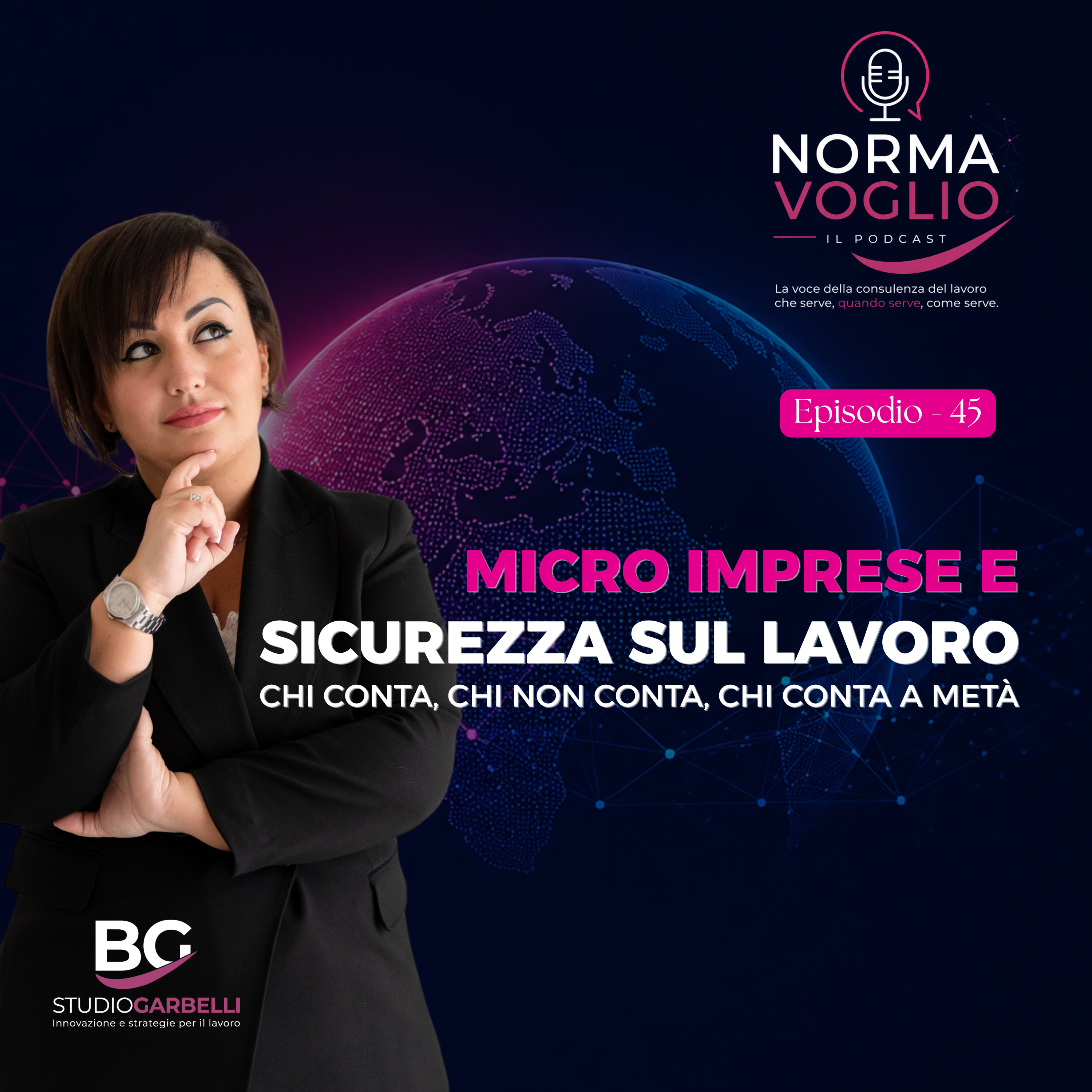 Episodio 45 - Micro imprese: semplificata sì, leggera no. Sicurezza sul lavoro: chi conta, chi non conta, chi conta a metà episode artwork