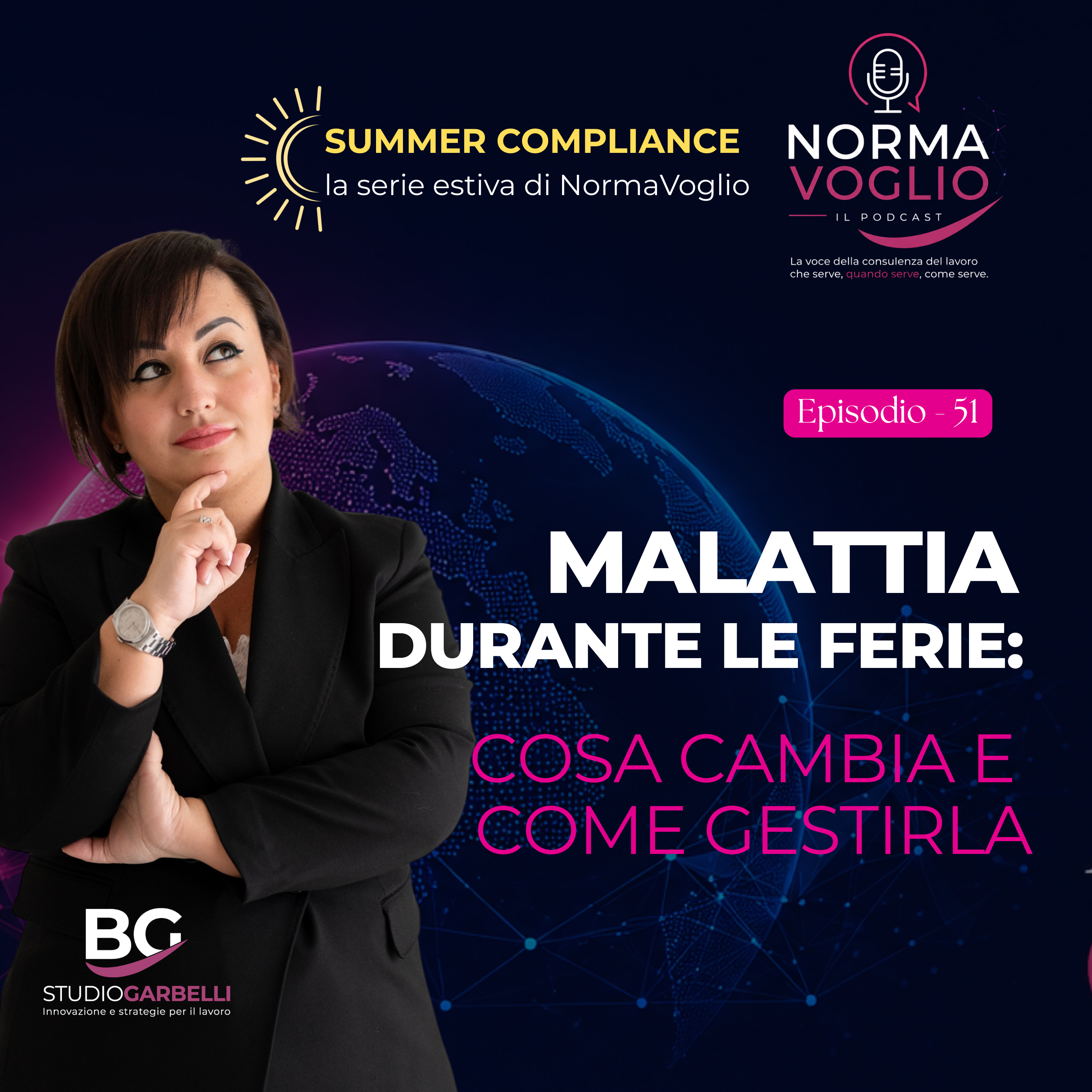 Episodio 51 - Malattia durante le ferie: cosa cambia e come gestirla episode artwork