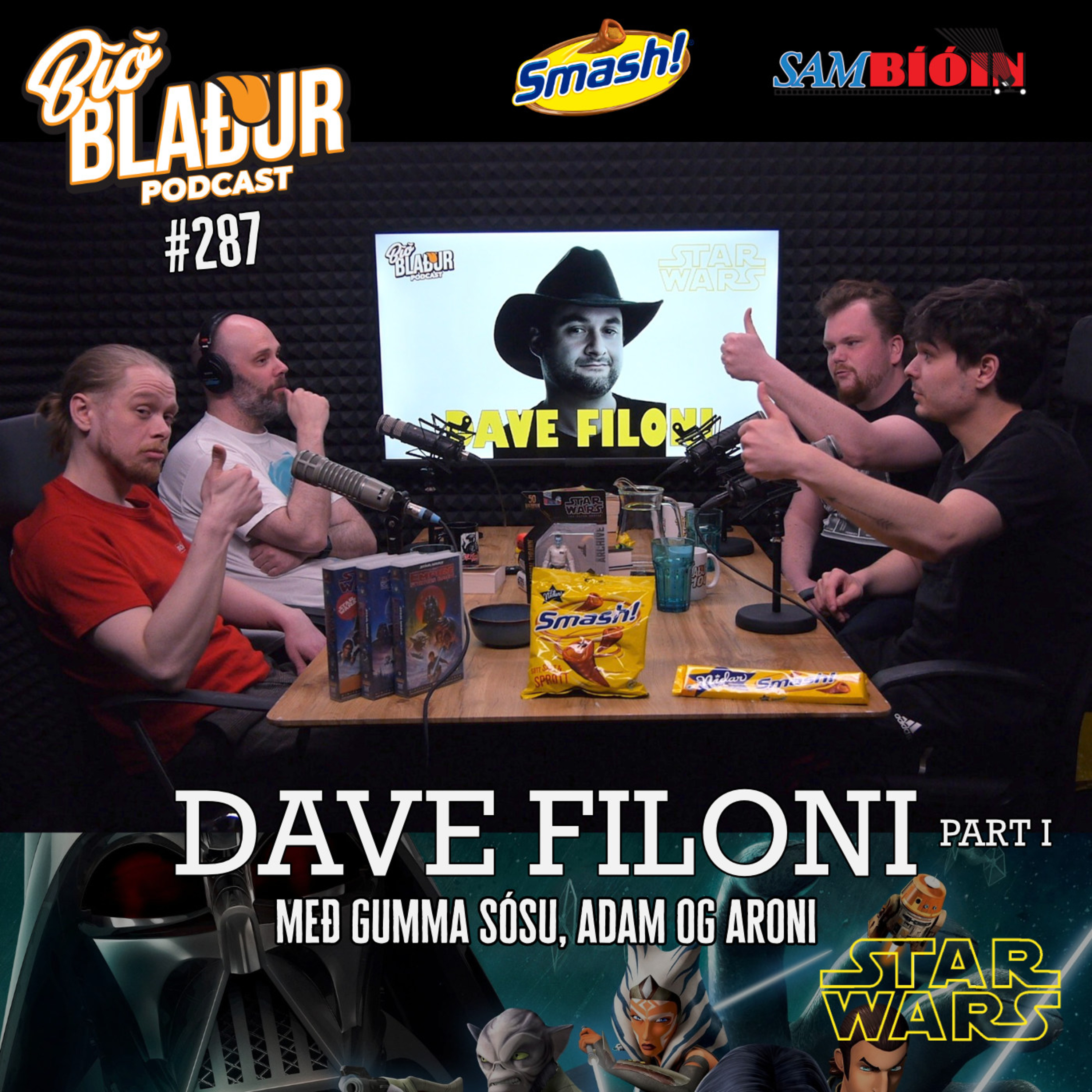 #287 Star Wars: Dave Filoni: Part I með Gumma, Adam og Aroni