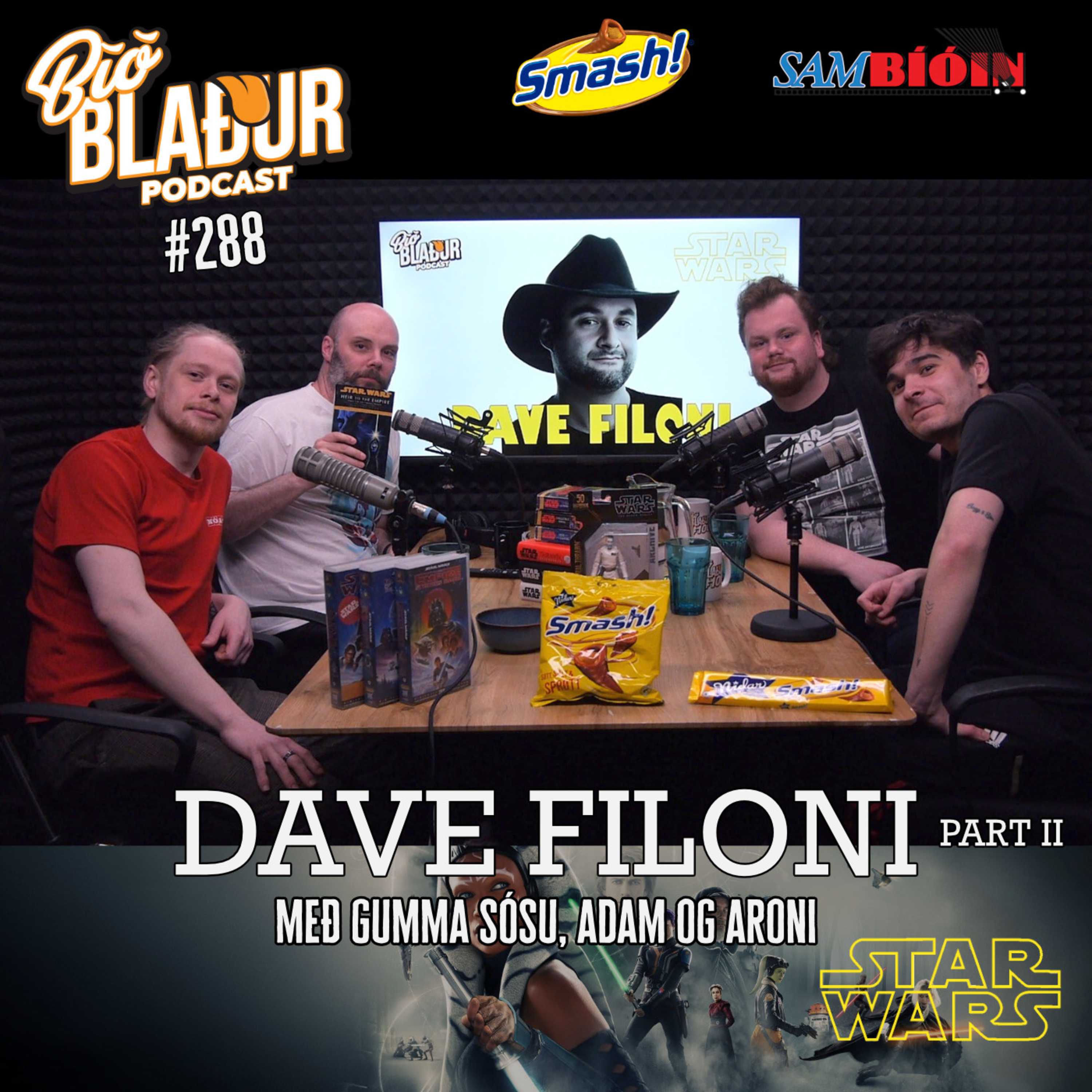 #288 Star Wars: Dave Filoni: Part II með Gumma, Adam og Aroni