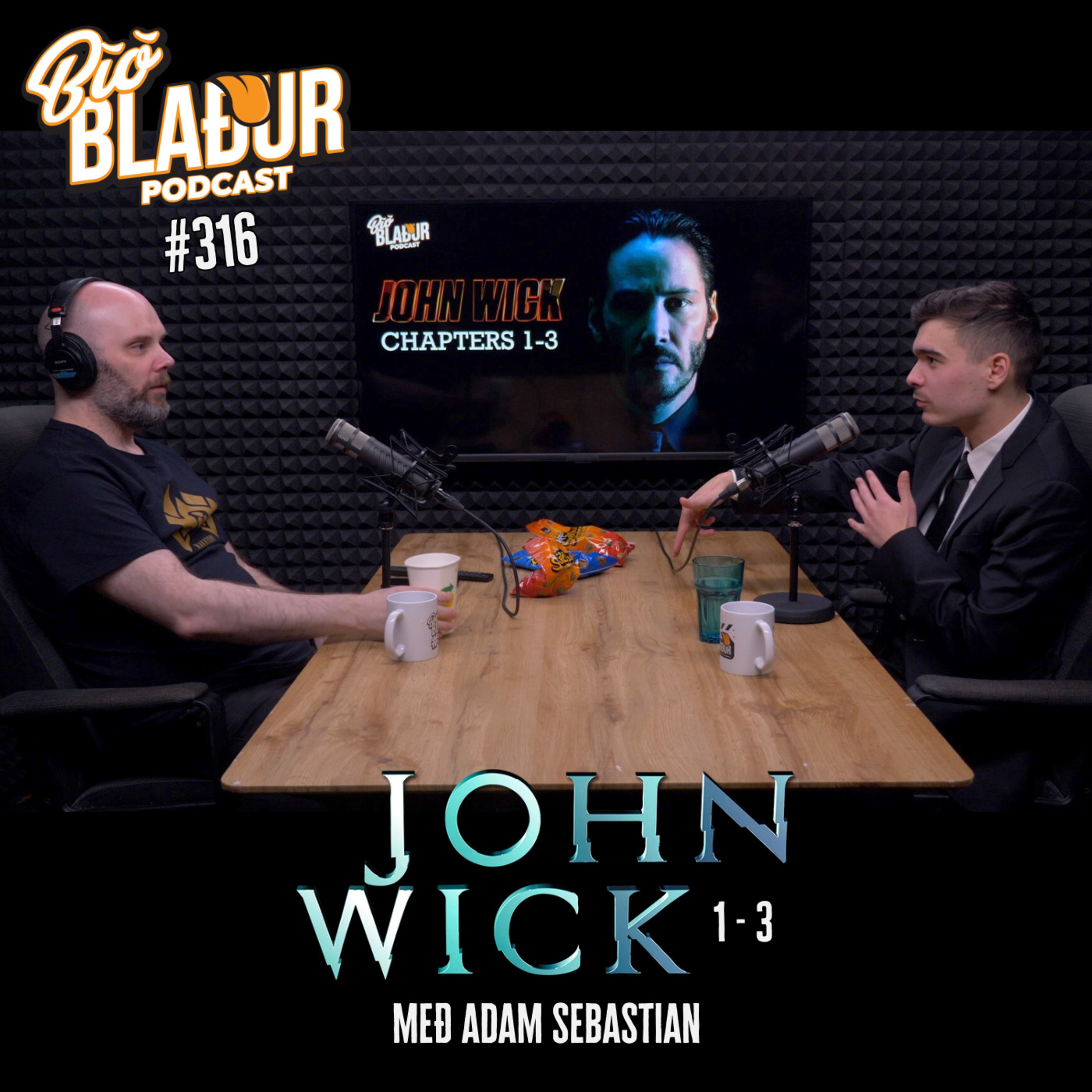 #316 John Wick: Chapters 1-3 með Adam Sebastian