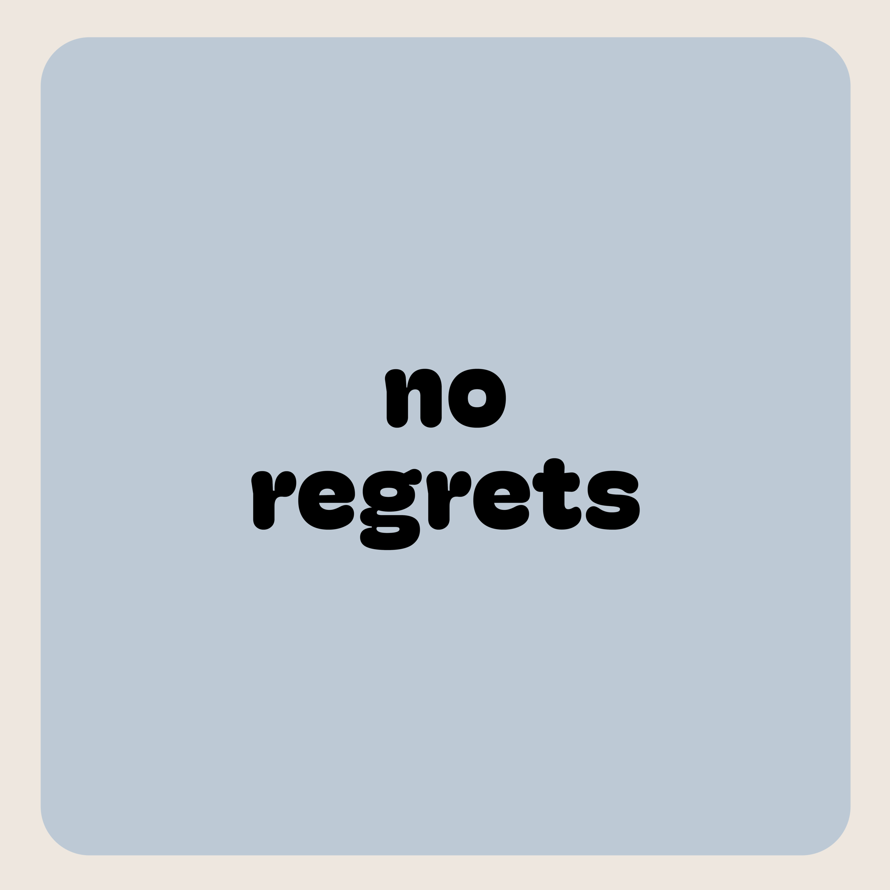 No Regrets episode artwork